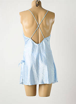Naktinė suknelė/combinette satino efektas mėlyna ANDRA LINGERIE moteris