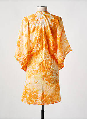 Kimono striukė tiesioginis dažymas su spalvų perėjimais oranžinė L'ATELIER D'ANNA moteris