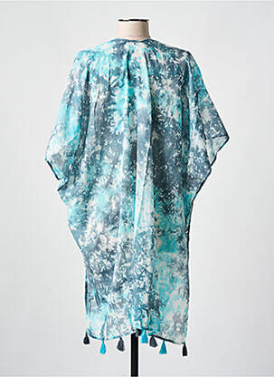 Kimono striukė tiesioginis dažymas su spalvų perėjimais mėlyna L'ATELIER D'ANNA moteris