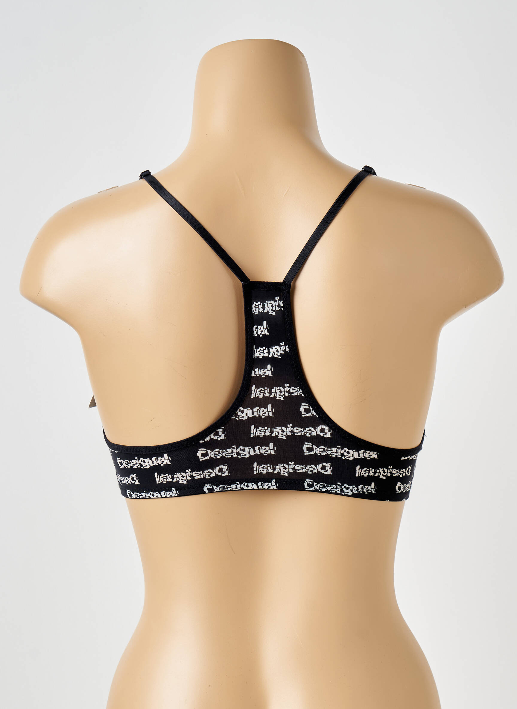 Liemenėlė push-up liemenėlė su aukštu palaikymu push-up liemenėlė su aukštu palaikymu juodas DESIGUAL moteris