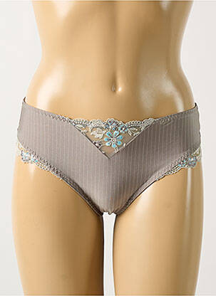 Tanga satino audinys pilka EMPREINTE moteris