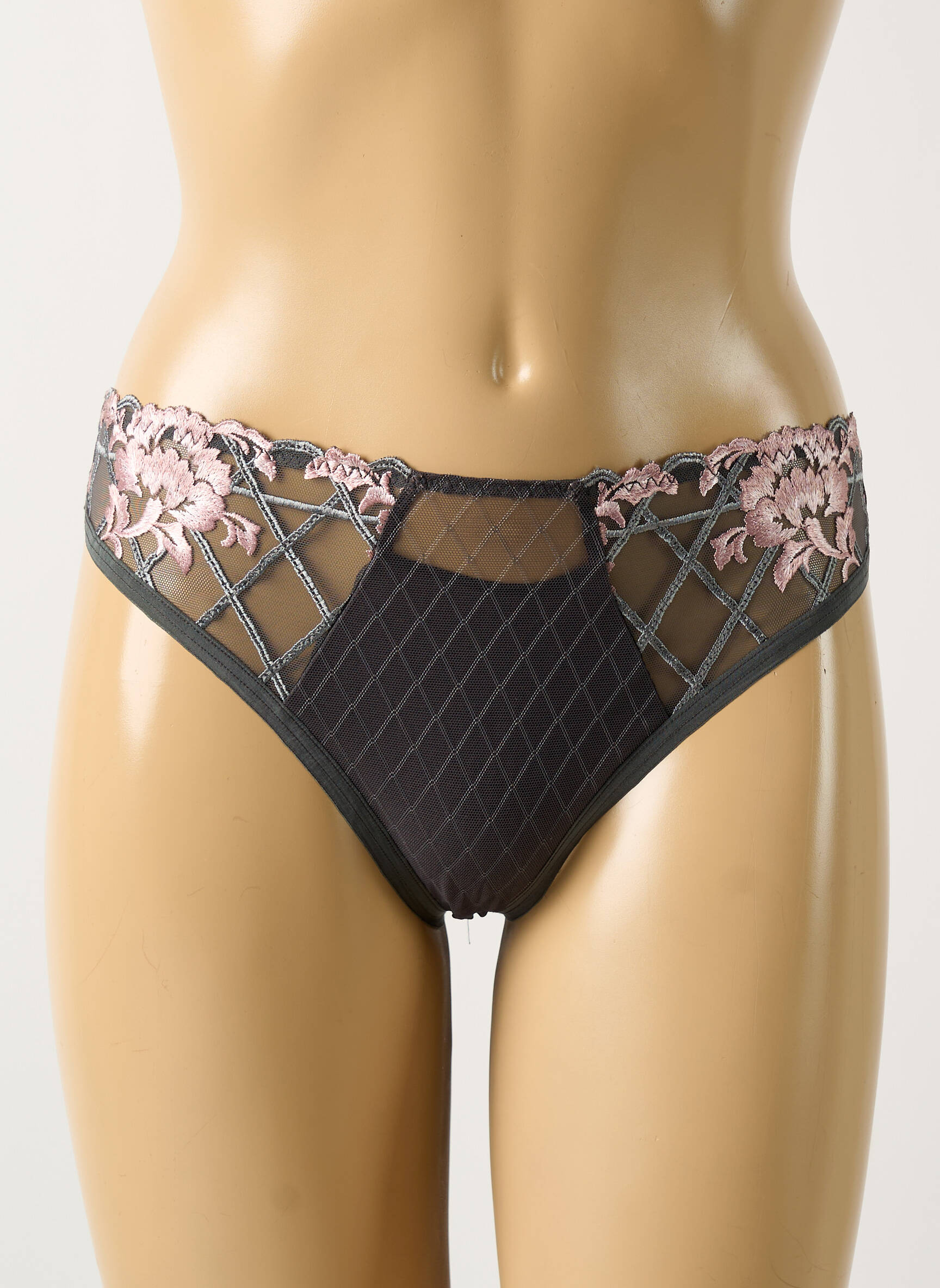 Tanga tamprumas pilka ANTINEA moteris