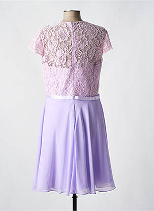 Pusilgių suknelė trumpas rankovės trumpas rankovės violetinis FASHION NEW YORK moteris