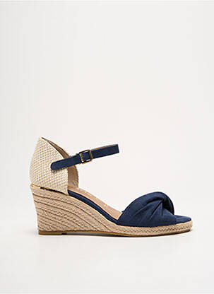 Espadrilės amortizuojančios pado tipas kulnas nuo 7 iki 9 cm mėlyna TAMARIS moteris