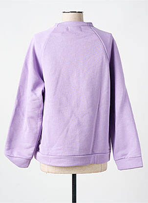 Mikroskopas siuvinėjimas ilgos rankovės violetinis LAZY & COSY moteris