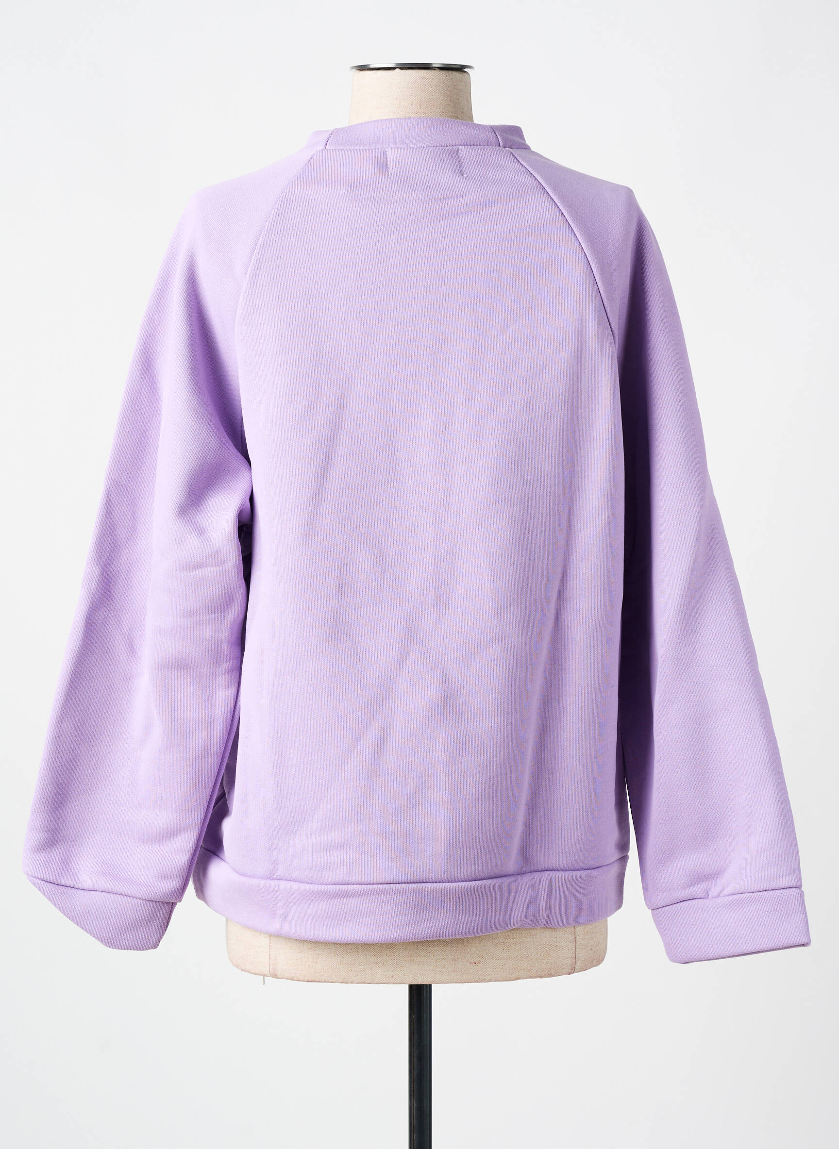 Mikroskopas siuvinėjimas ilgos rankovės violetinis LAZY & COSY moteris