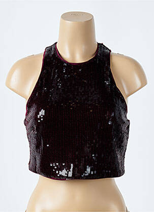 Viršūnė centrinė iškirptė be rankų raudona H&M moteris
