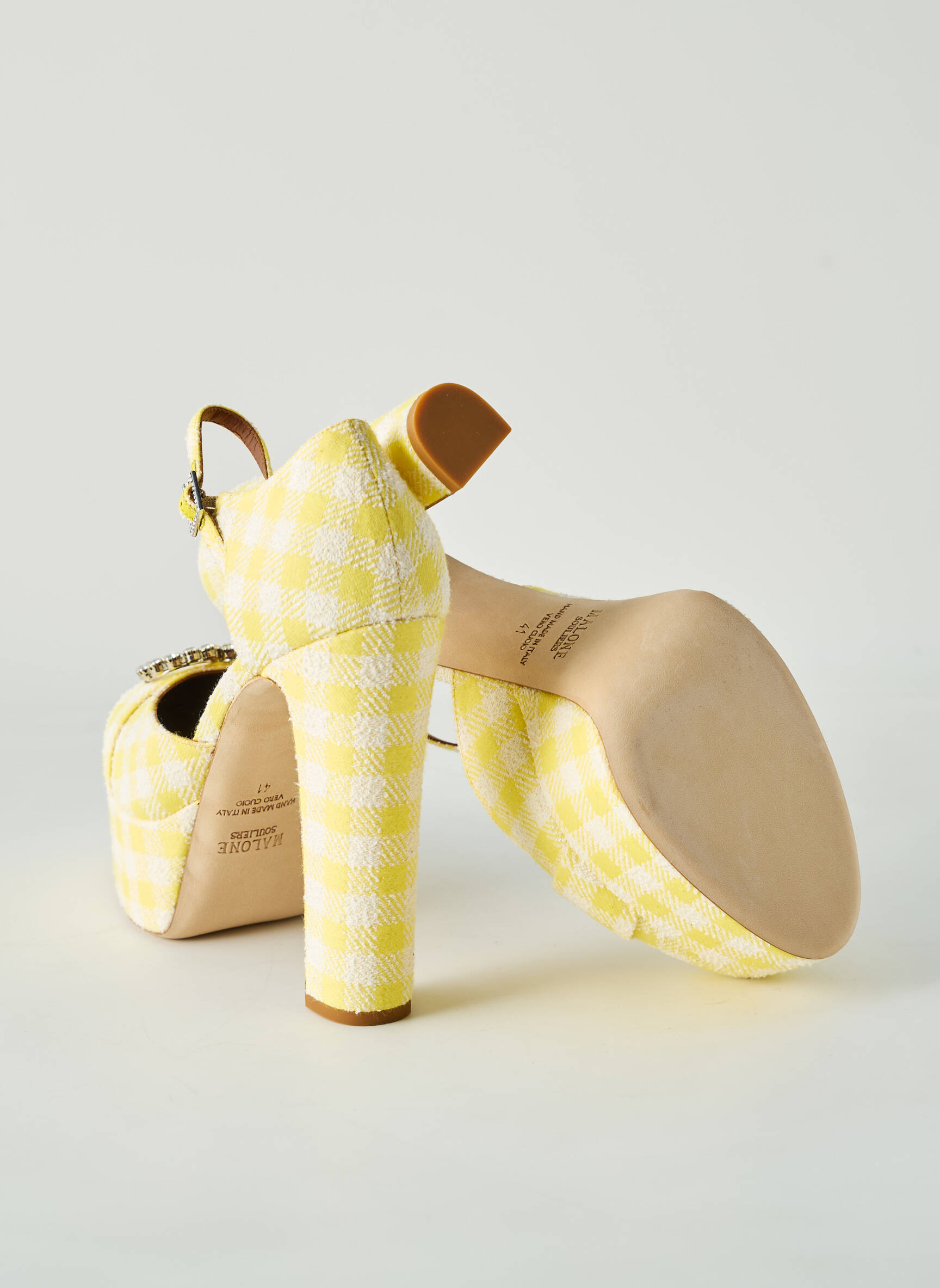 Aukštakulniai užsegimas kilpa(s) 10 cm ir daugiau aukštakulniai geltona MALONE SOULIERS moteris