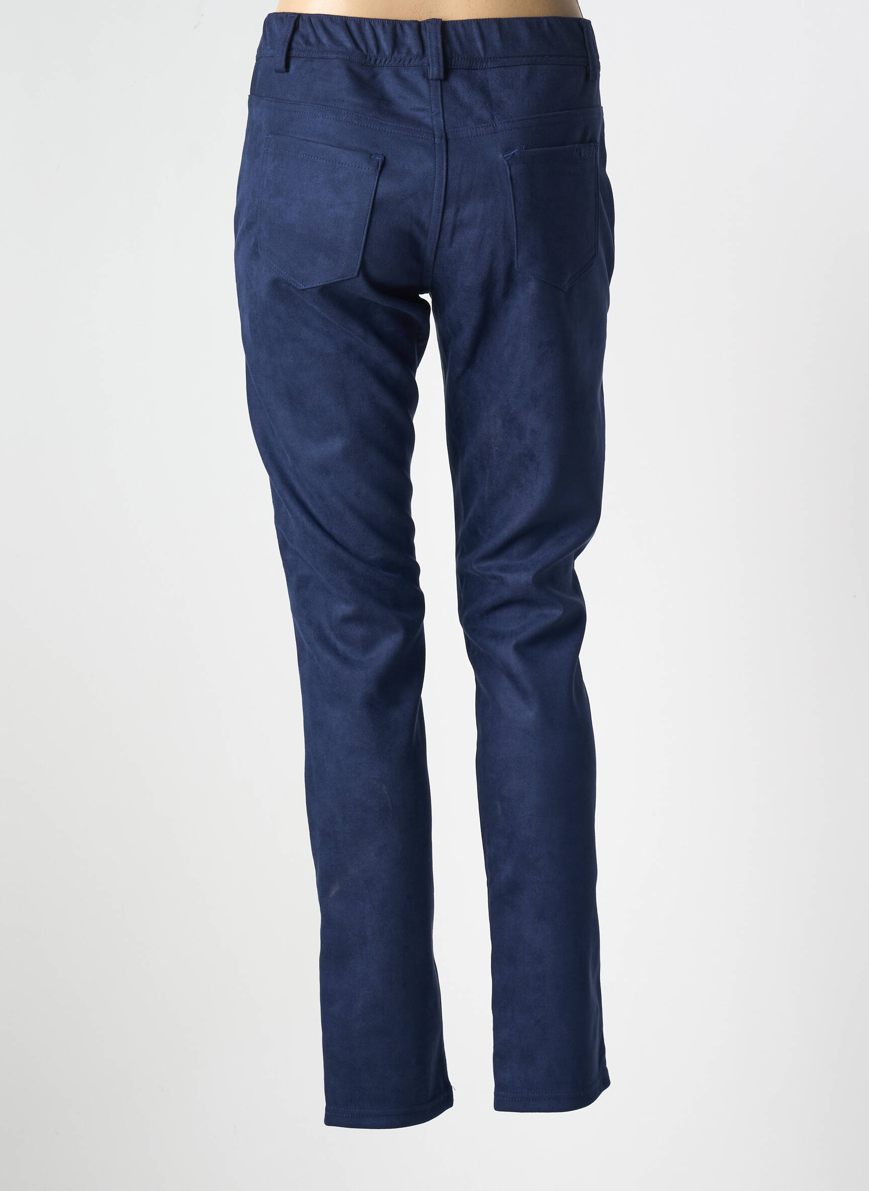 Jegging suedinės audimo technika normala dydis mėlyna QUATRE VINGT JOURS moteris