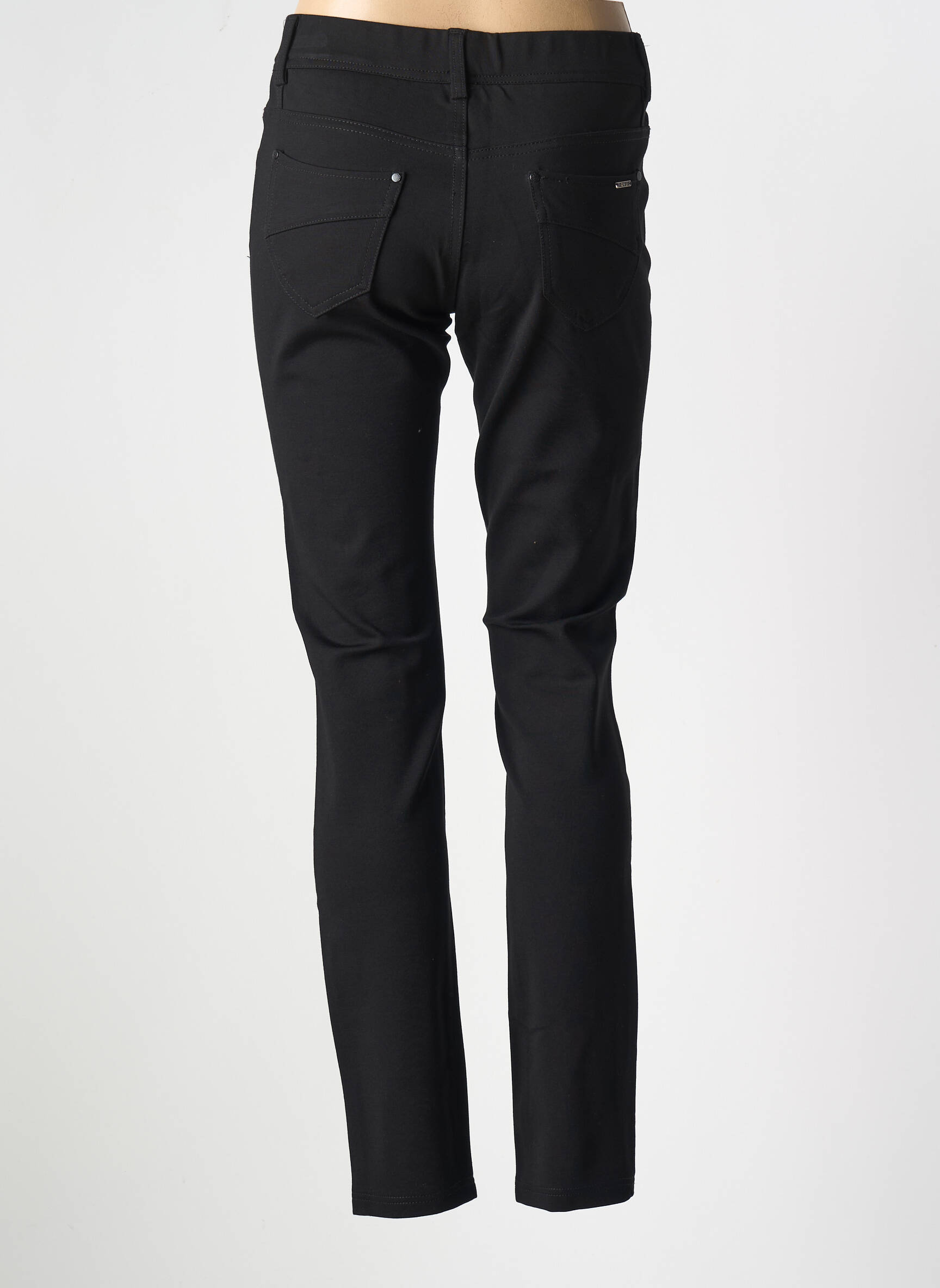 Jegging jersey audinys normala dydis juodas QUATRE VINGT JOURS moteris