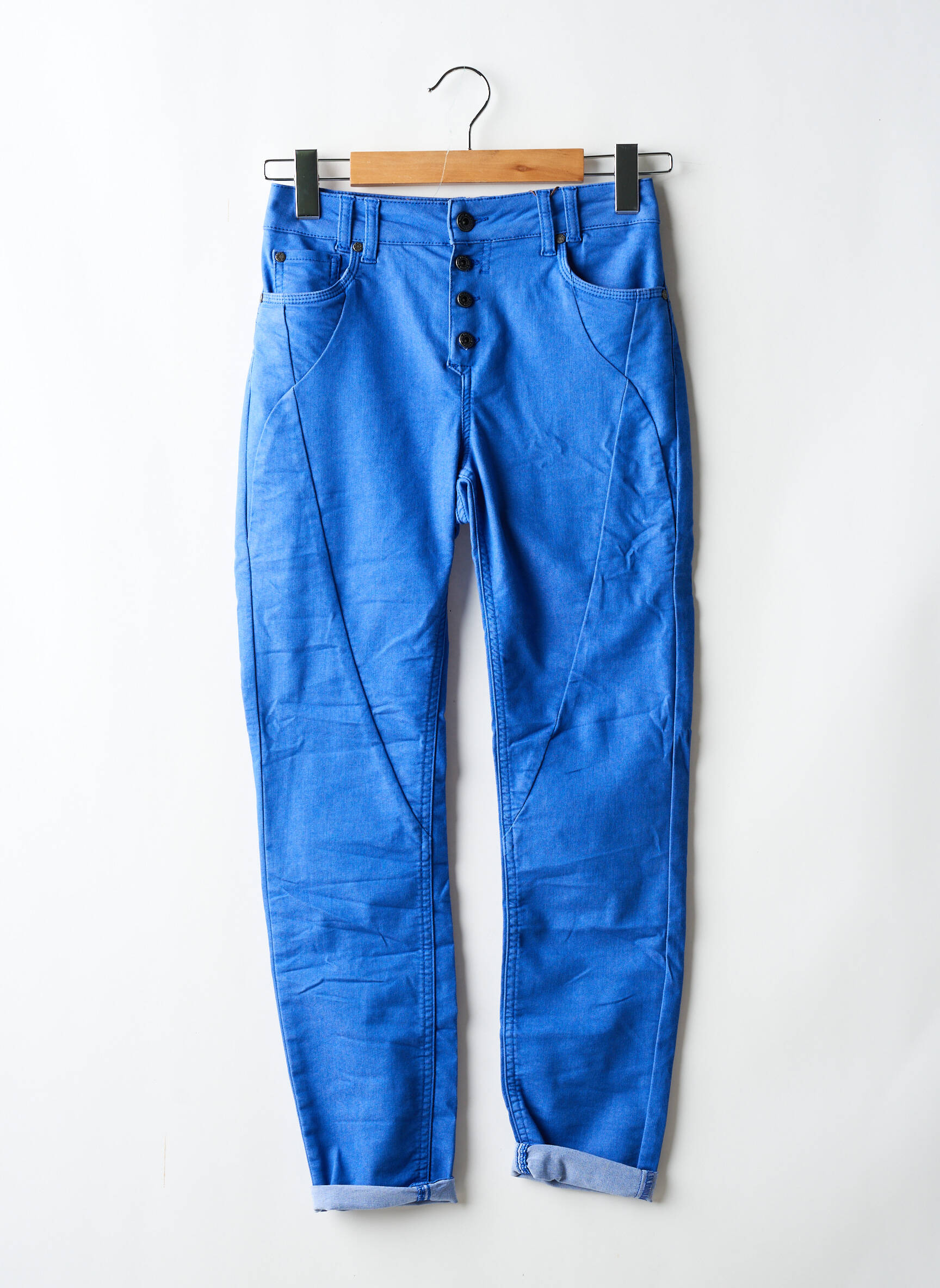 7/8 kelnės normala dydis normala dydis mėlyna PULZ JEANS moteris