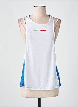 Marškiniai be rankovių tamprumas be rankų mėlyna TOMMY HILFIGER moteris