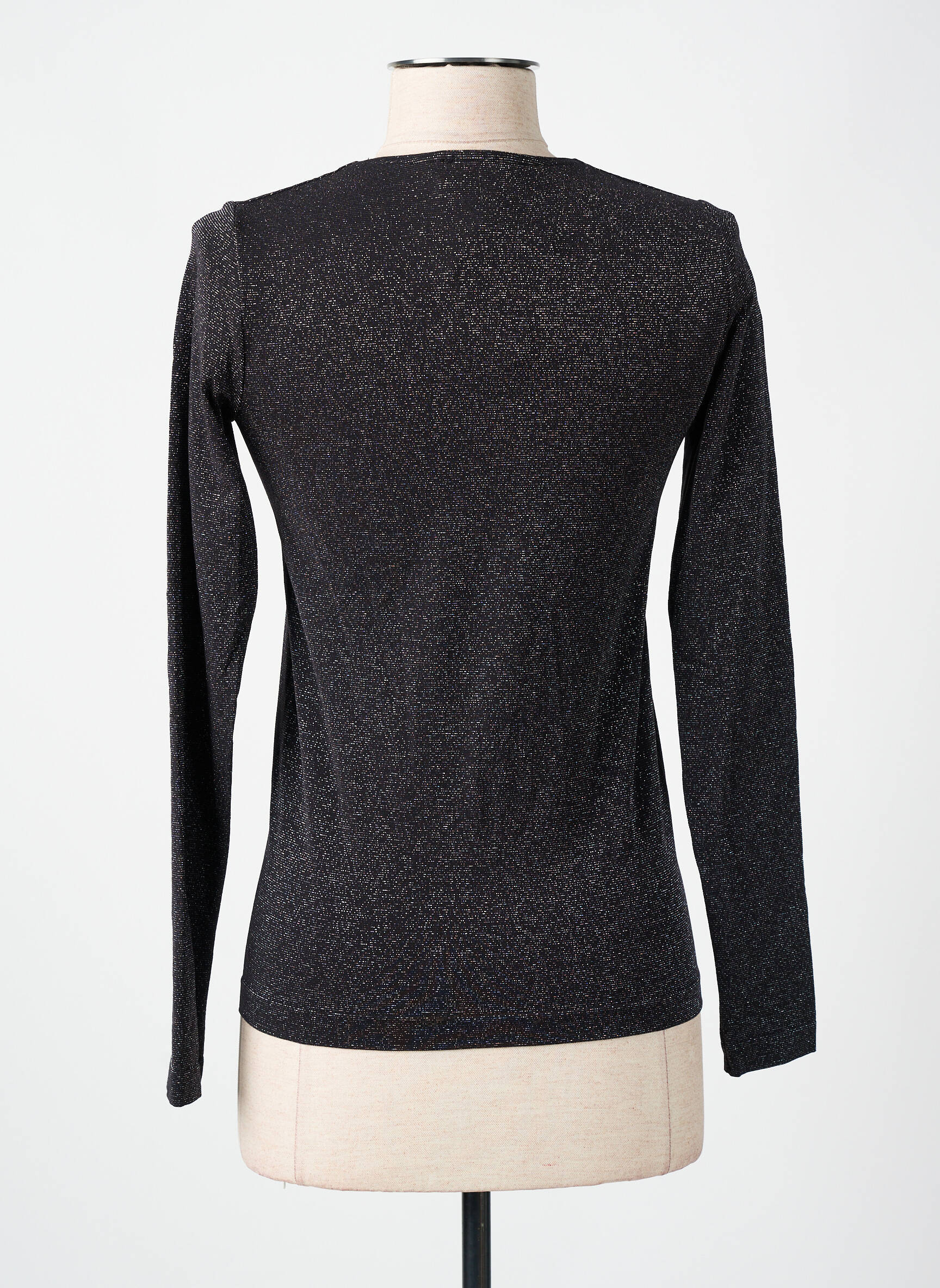 Viršūnė/marškinys satino efektas juodas WOLFORD moteris