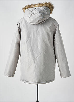 Parka vidinė apdaila su satiniu pamušalu su gobtuvu pilka JACK & JONES vyras