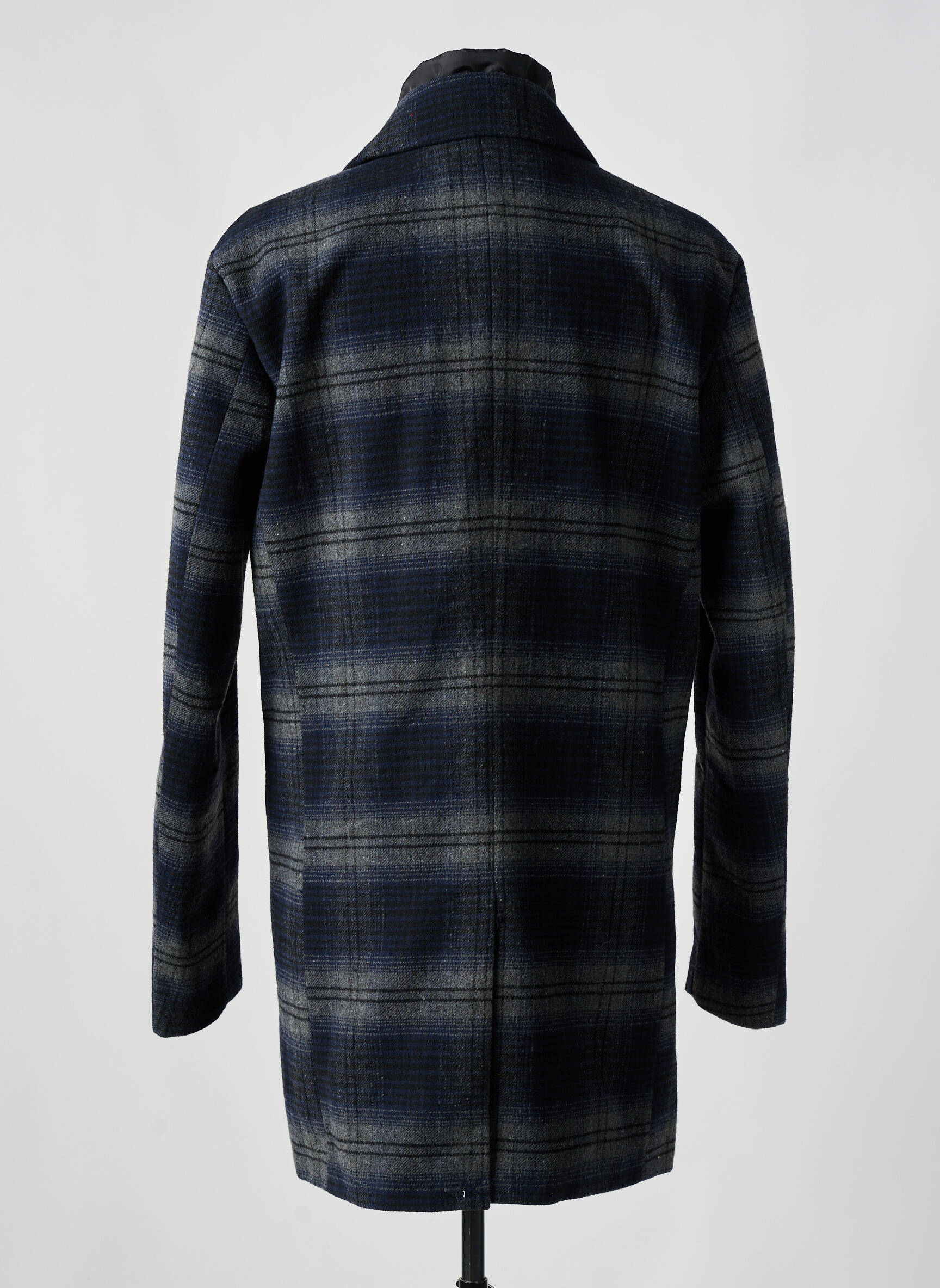 Ilgas paltas ilgos rankovės be gobtuvų pilka JACK & JONES vyras