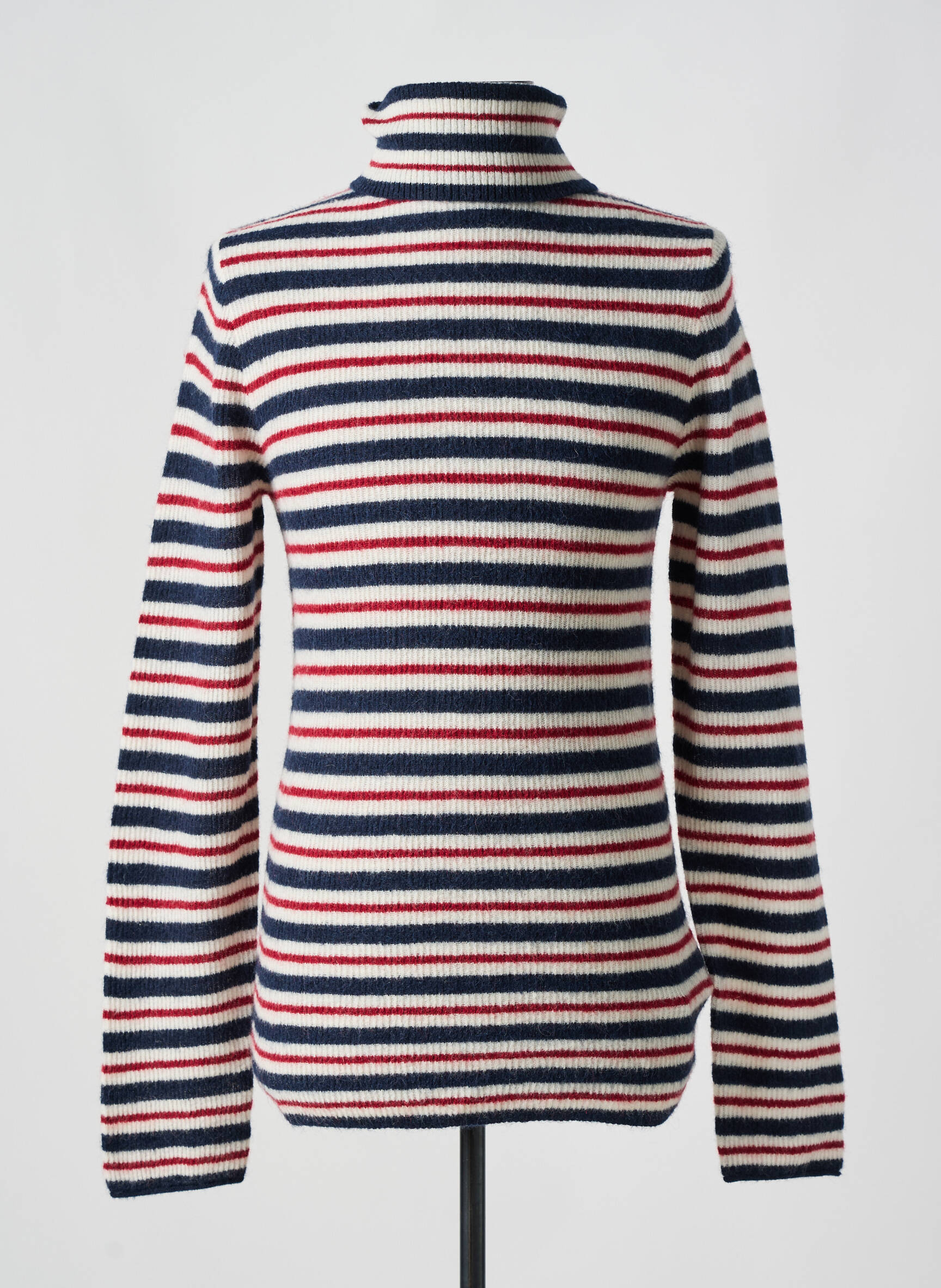 Megztinis su aukštu kaklu centrinė iškirptė ilgos rankovės mėlyna TOMMY HILFIGER vyras
