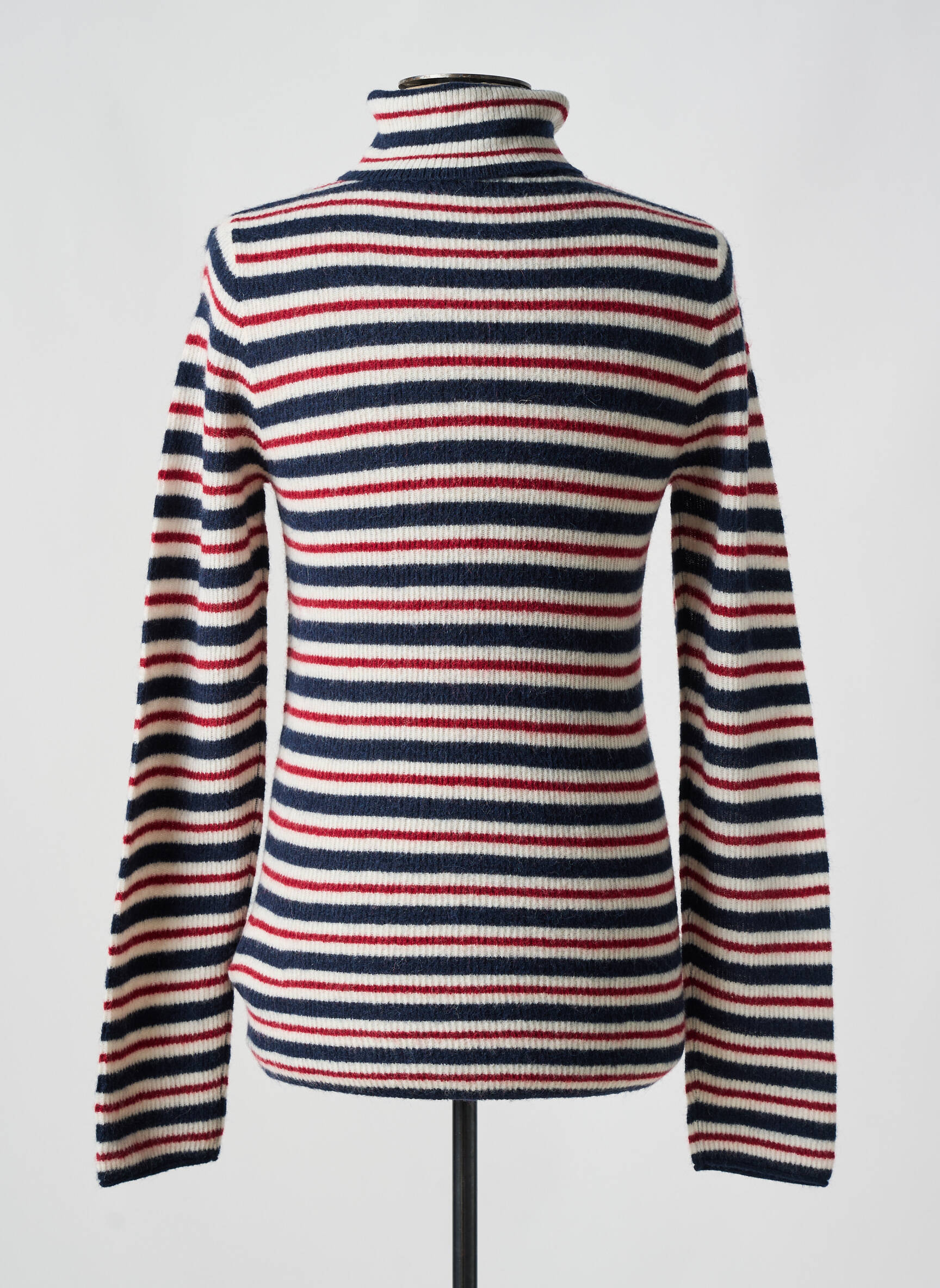 Megztinis su aukštu kaklu centrinė iškirptė ilgos rankovės mėlyna TOMMY HILFIGER vyras
