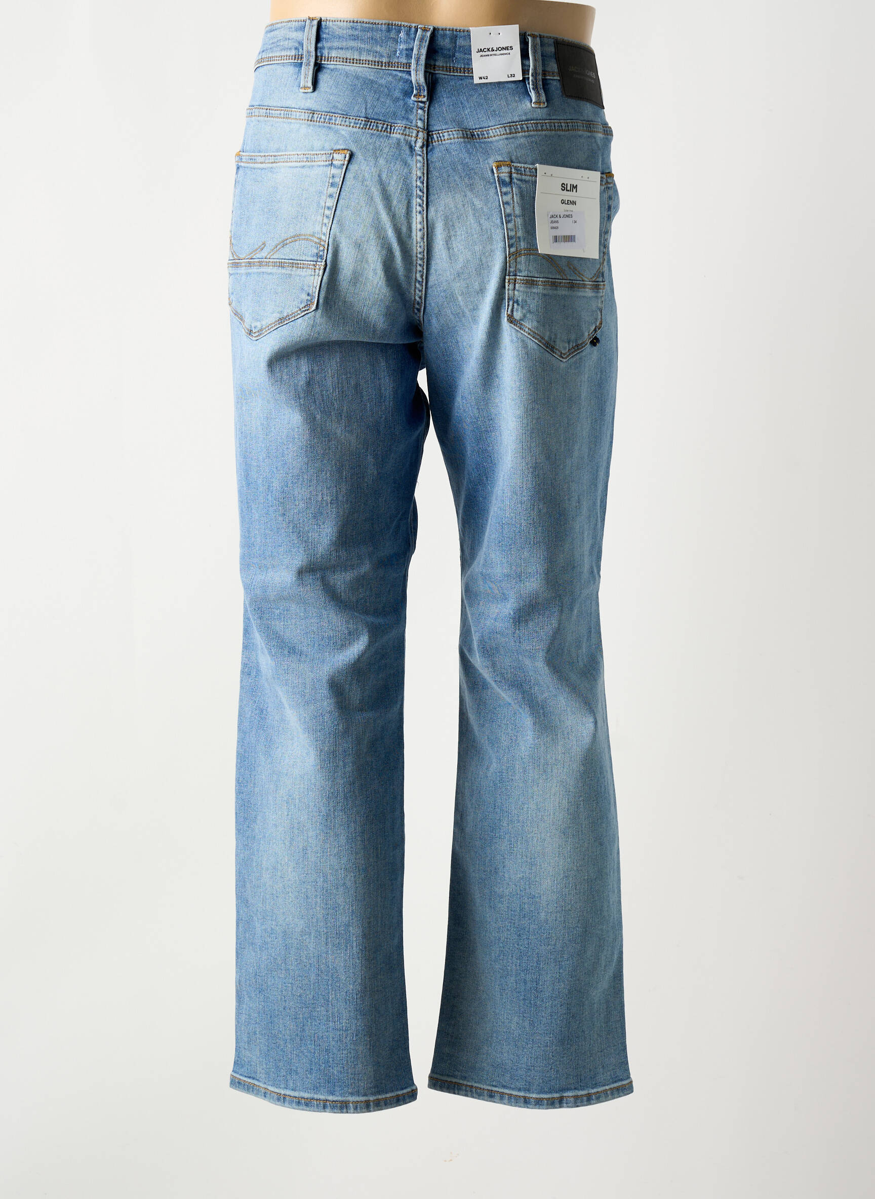 Lieknos džinsai tamprumas normala dydis mėlyna JACK & JONES vyras
