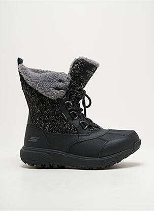 Batai/botai lygus audinys kulnas nuo 4 iki 6 cm juodas SKECHERS moteris