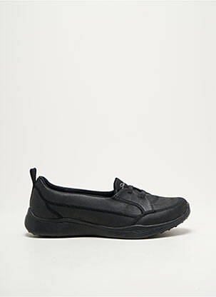 Bėgimo bateliai apvalus mygtukas plokščias kulnas iki 3 cm juodas SKECHERS moteris