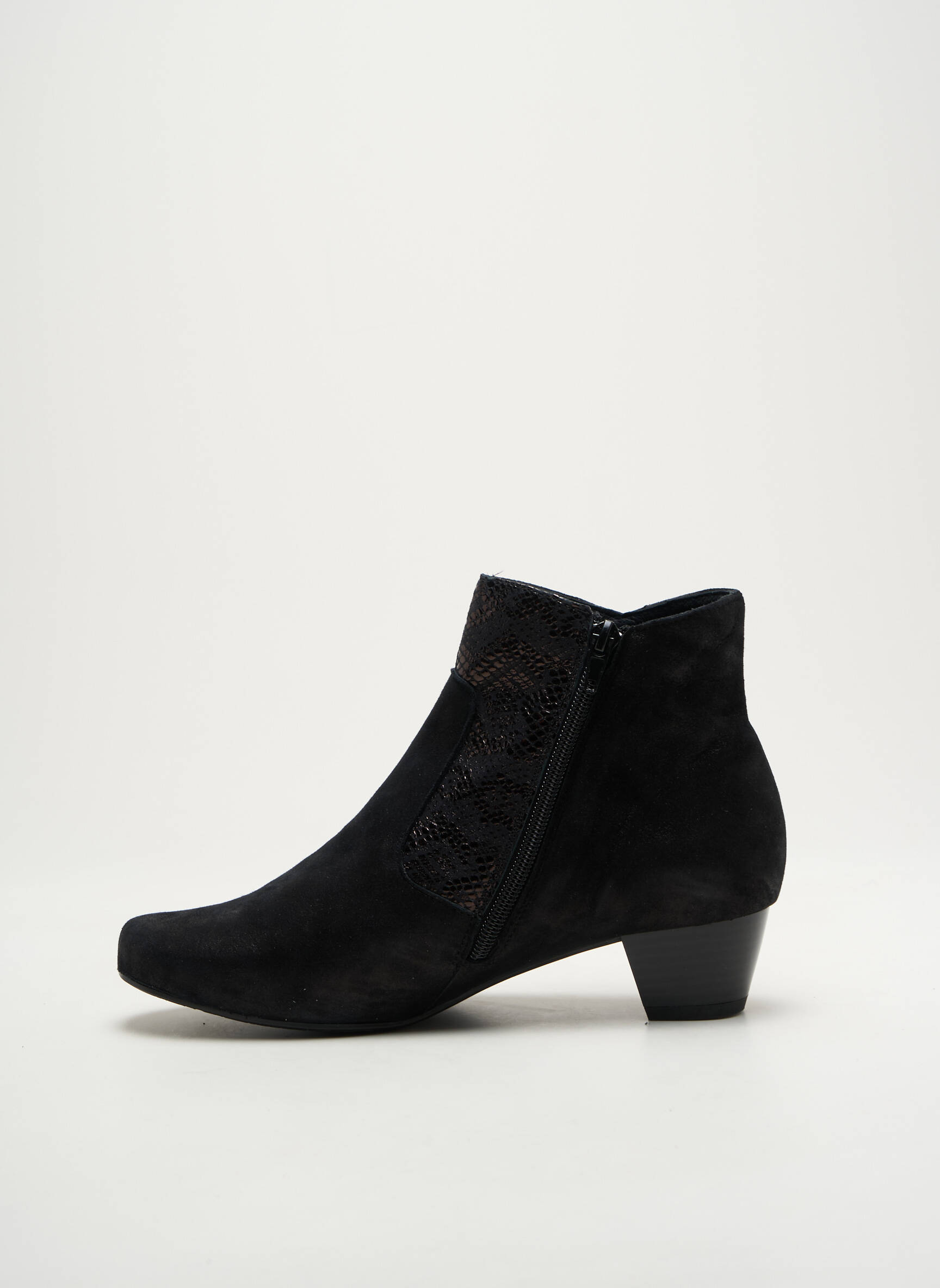 Batai/botai satino audinys kulnas nuo 4 iki 6 cm juodas ARTIKA SOFT moteris