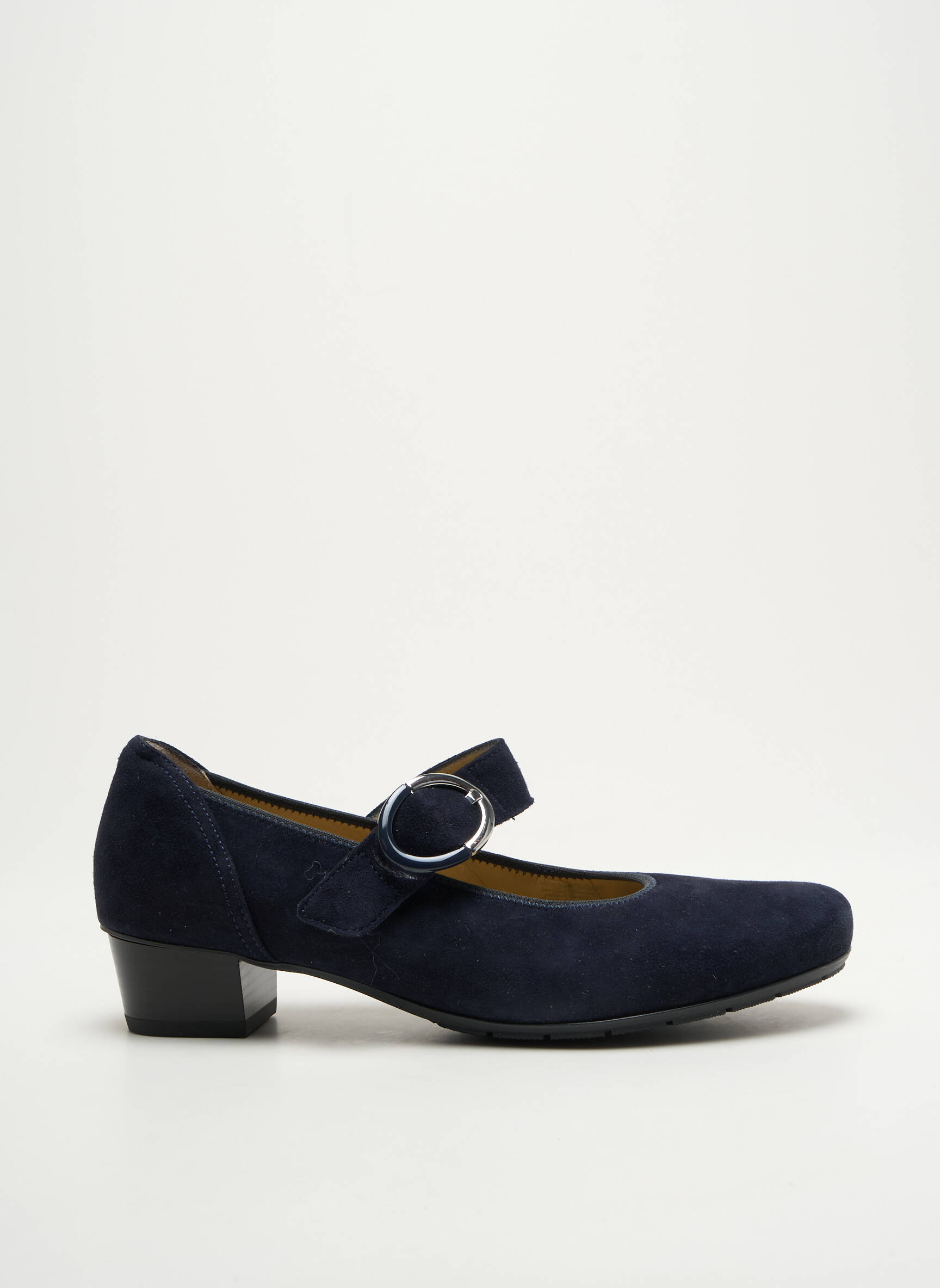 Balerinos velcro užsegimas plokščias kulnas iki 3 cm mėlyna ARA moteris