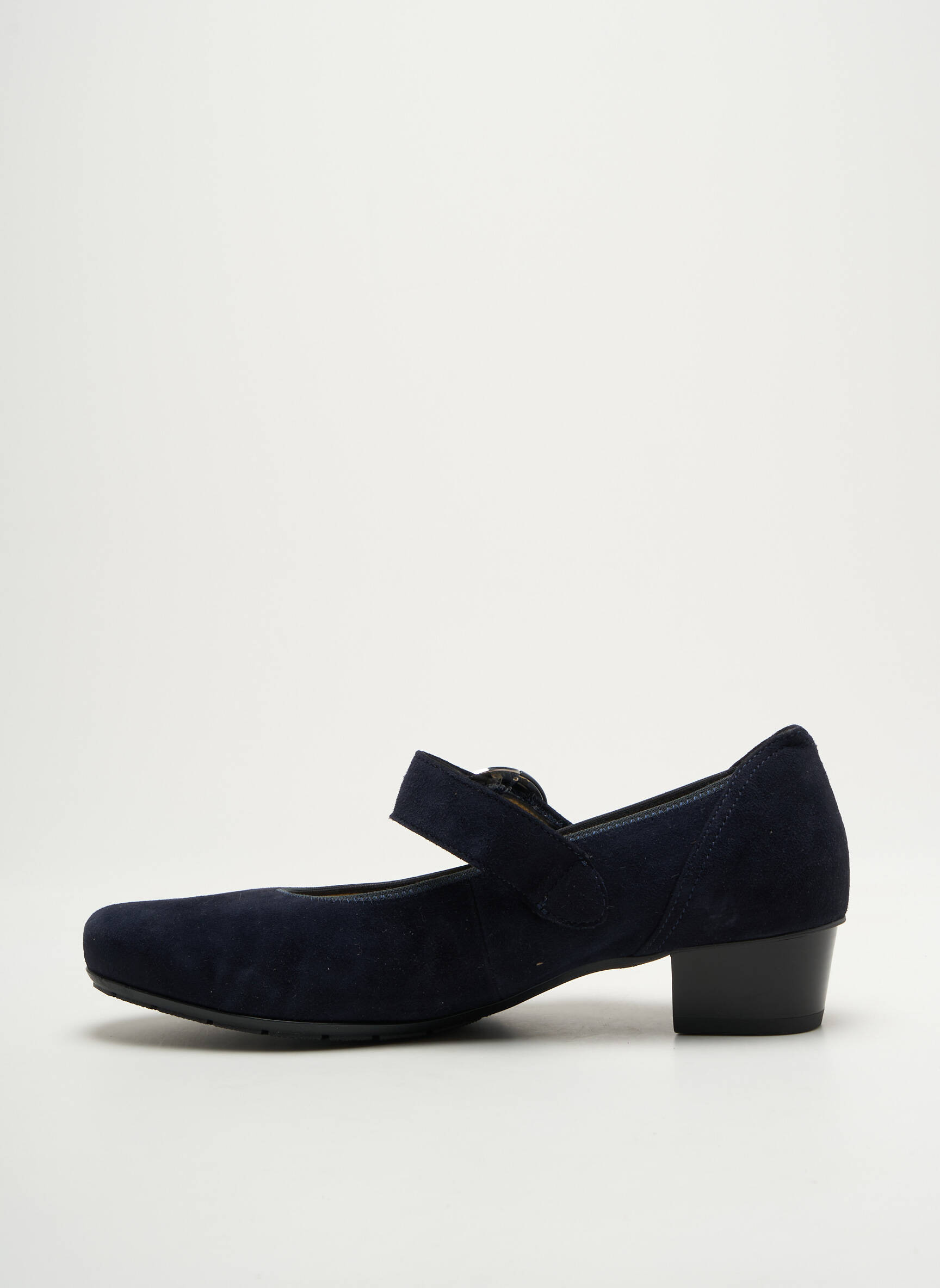 Balerinos velcro užsegimas plokščias kulnas iki 3 cm mėlyna ARA moteris
