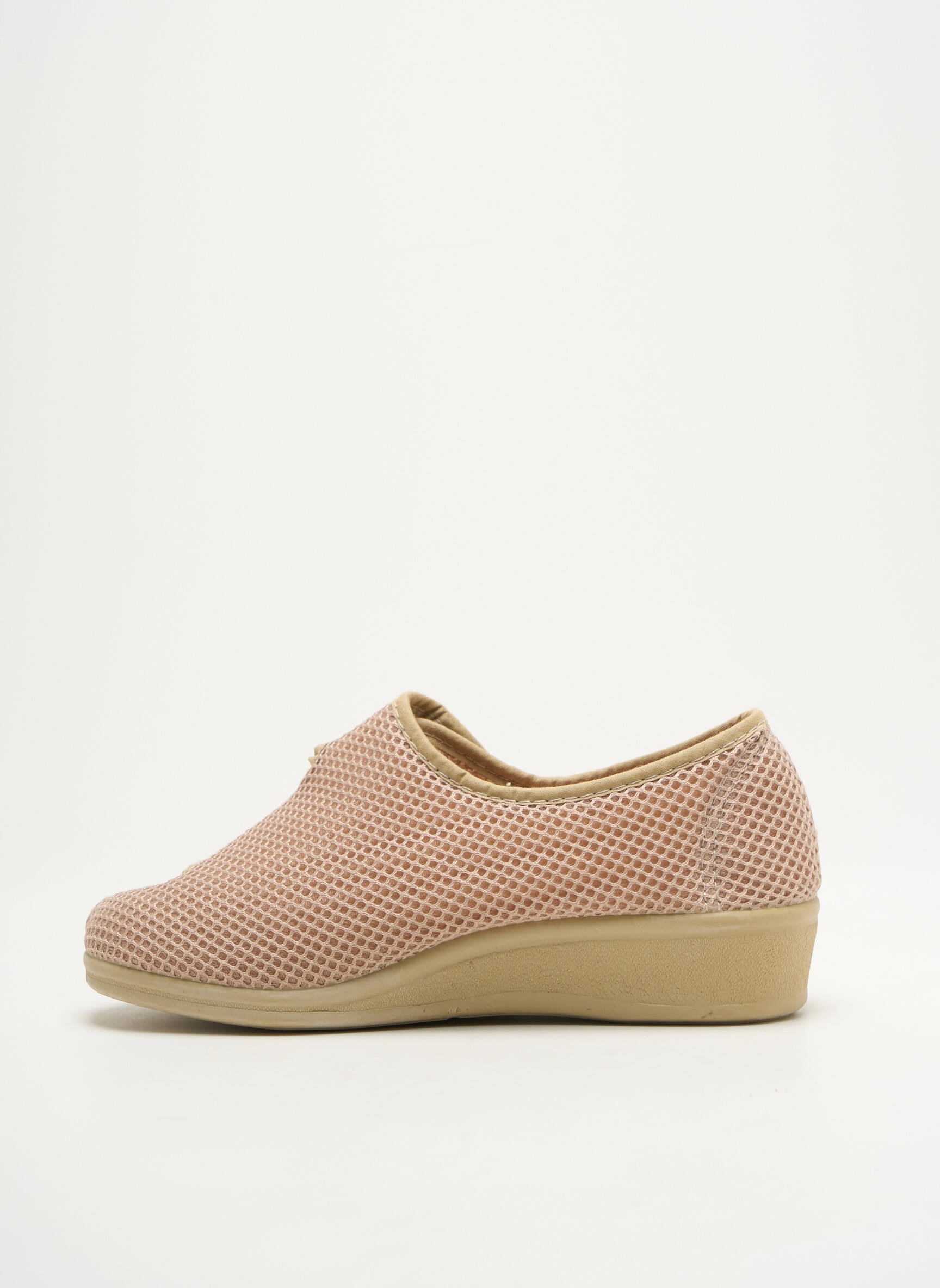 Bateliai/pantofliai velcro užsegimas plokščias kulnas iki 3 cm bežinis GOES moteris