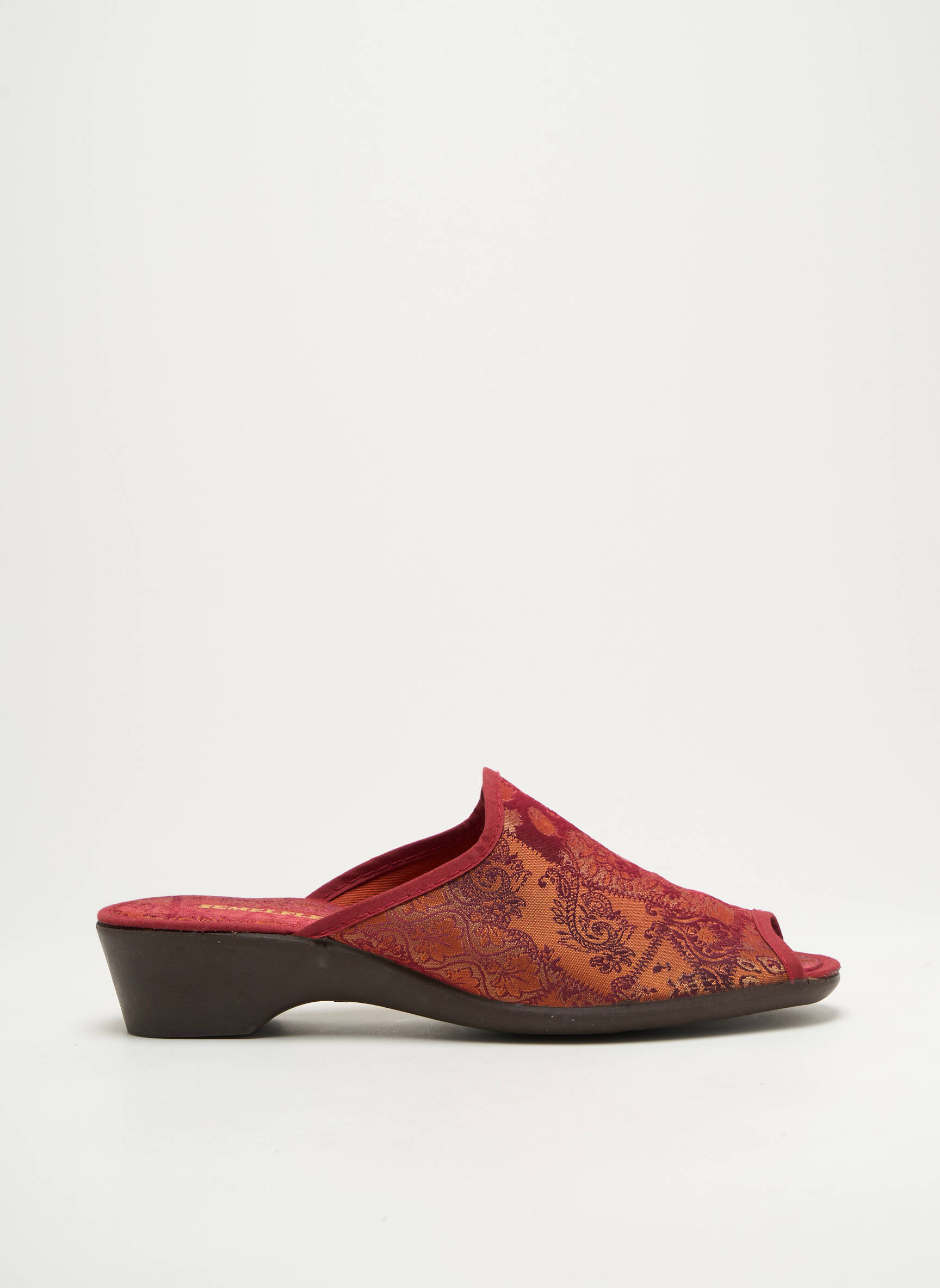 Bateliai/pantofliai satino audinys kulnas nuo 4 iki 6 cm oranžinė SEMELFLEX moteris