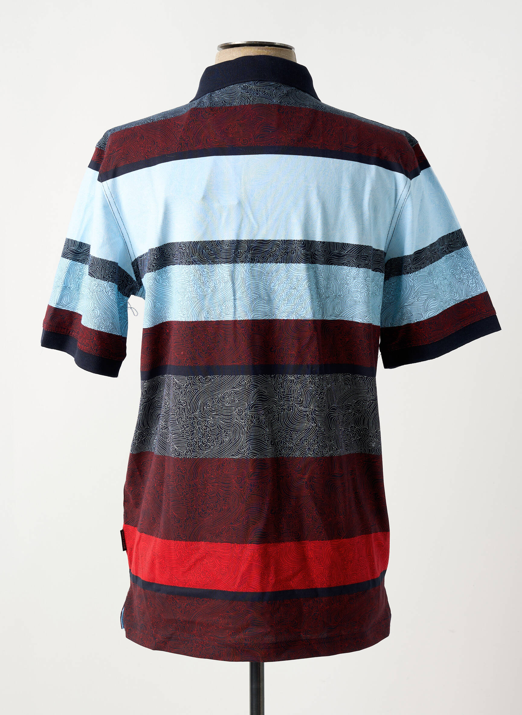 Polo jersey audinys trumpas rankovės mėlyna HAJO vyras
