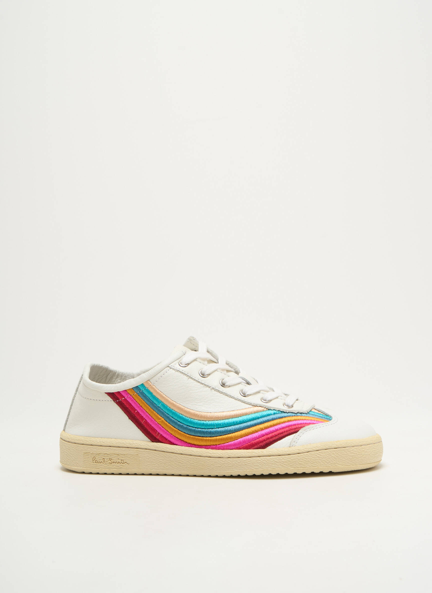 Bėgimo bateliai lygus audinys plokščias kulnas iki 3 cm baltas PAUL SMITH moteris