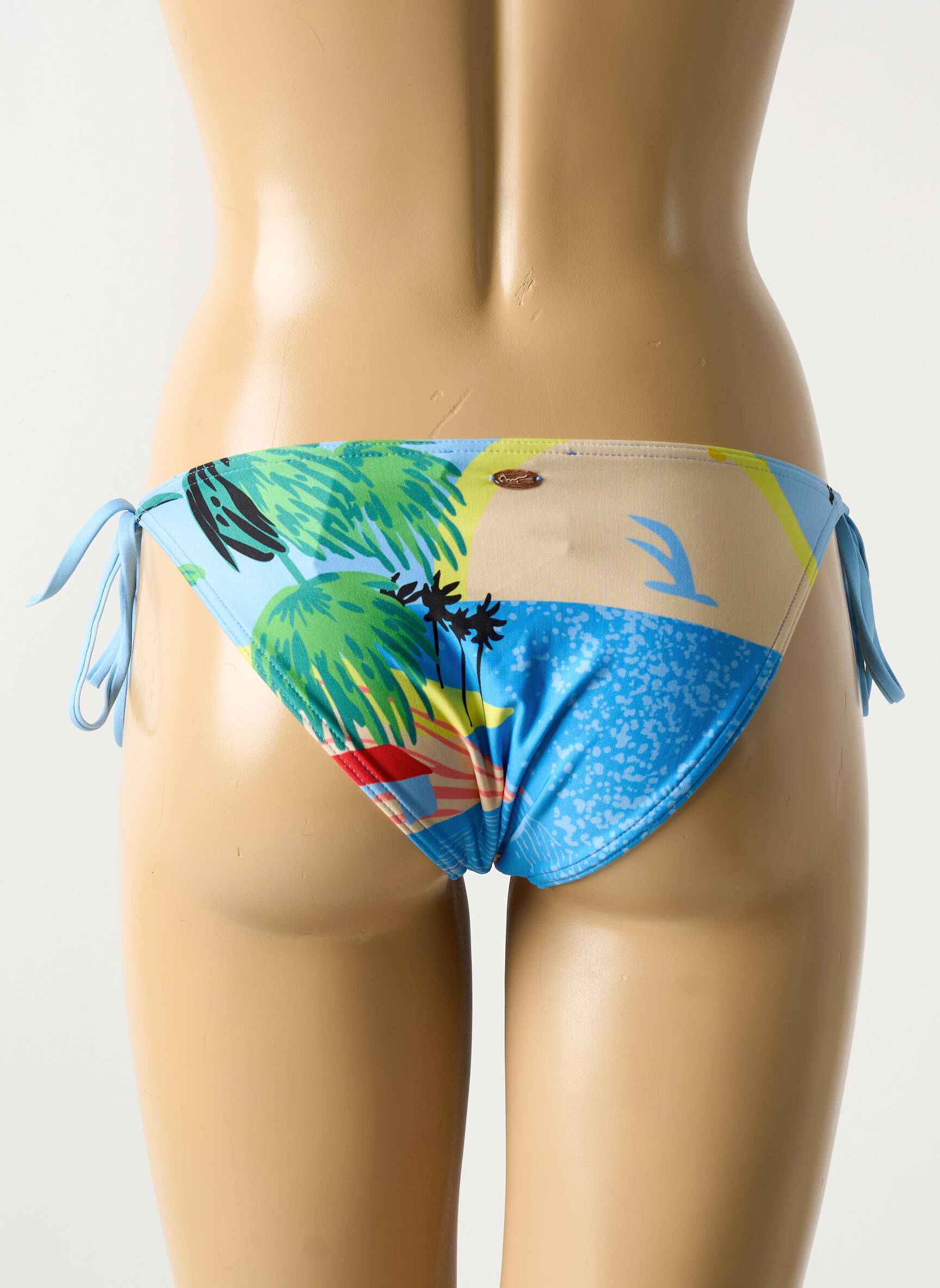 Maudymosi kelnaitės fantazijos raštas bikini mėlyna BLUELOBSTER moteris