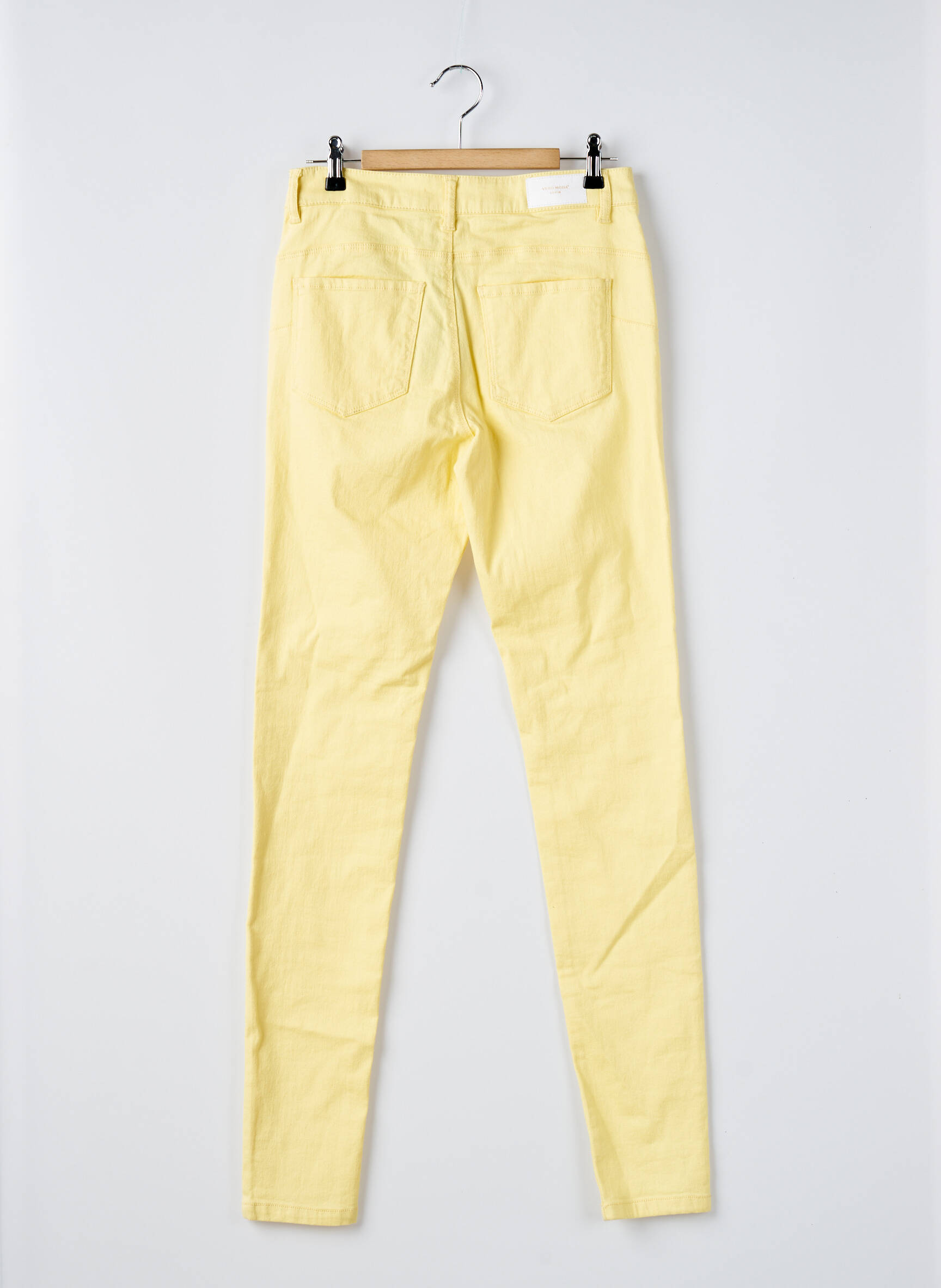 Jegging denimo audinys geltona VERO MODA moteris