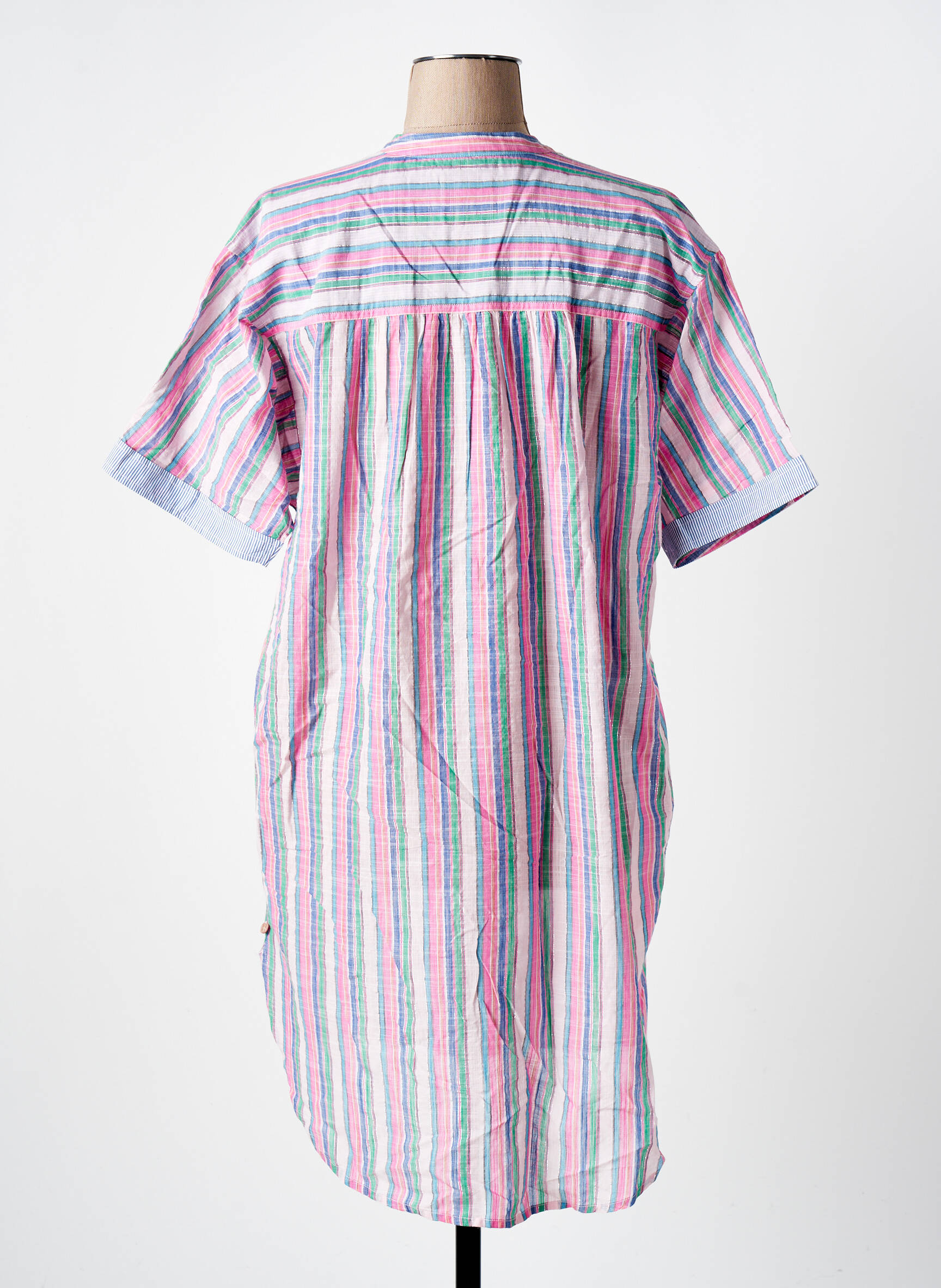 Ilgų rankovių tunika lengva ir skaidri rožinė SCOTCH & SODA moteris