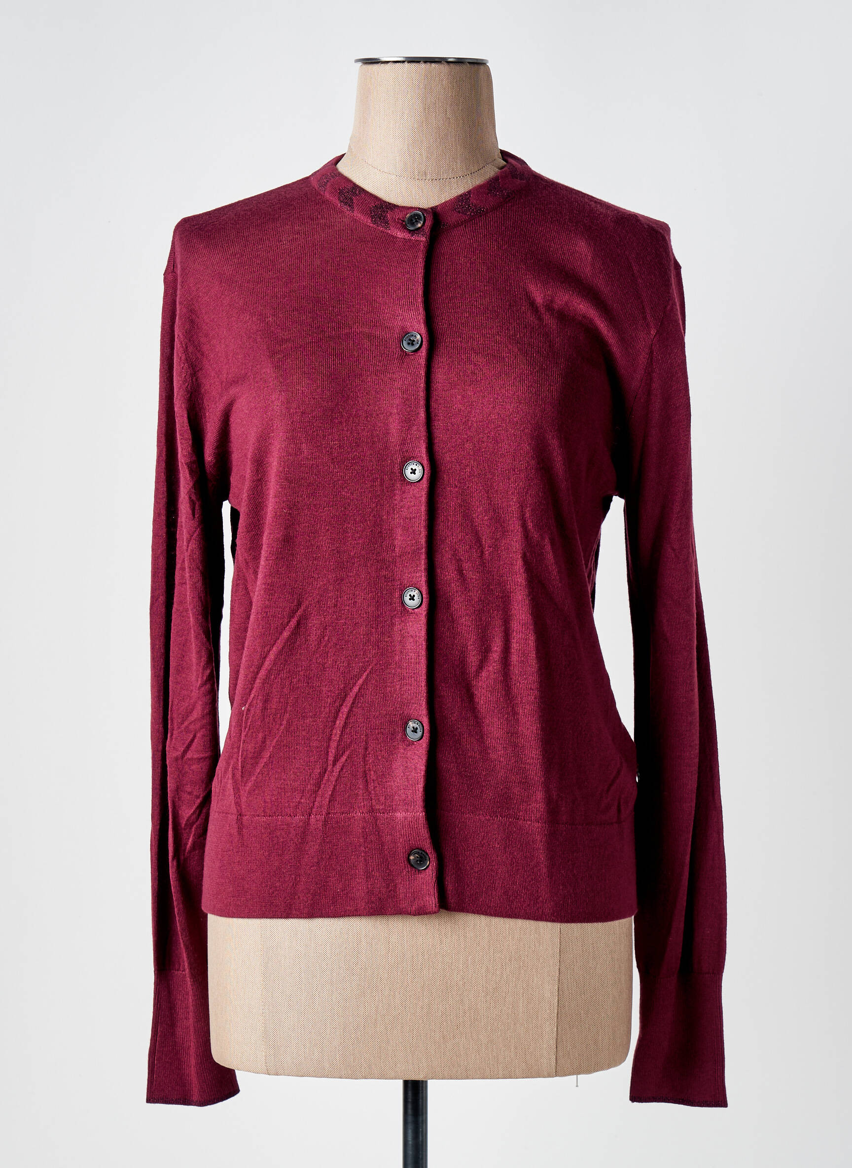 Ilgų rankovių liemenė apvalus kaklas raudona SCOTCH & SODA moteris
