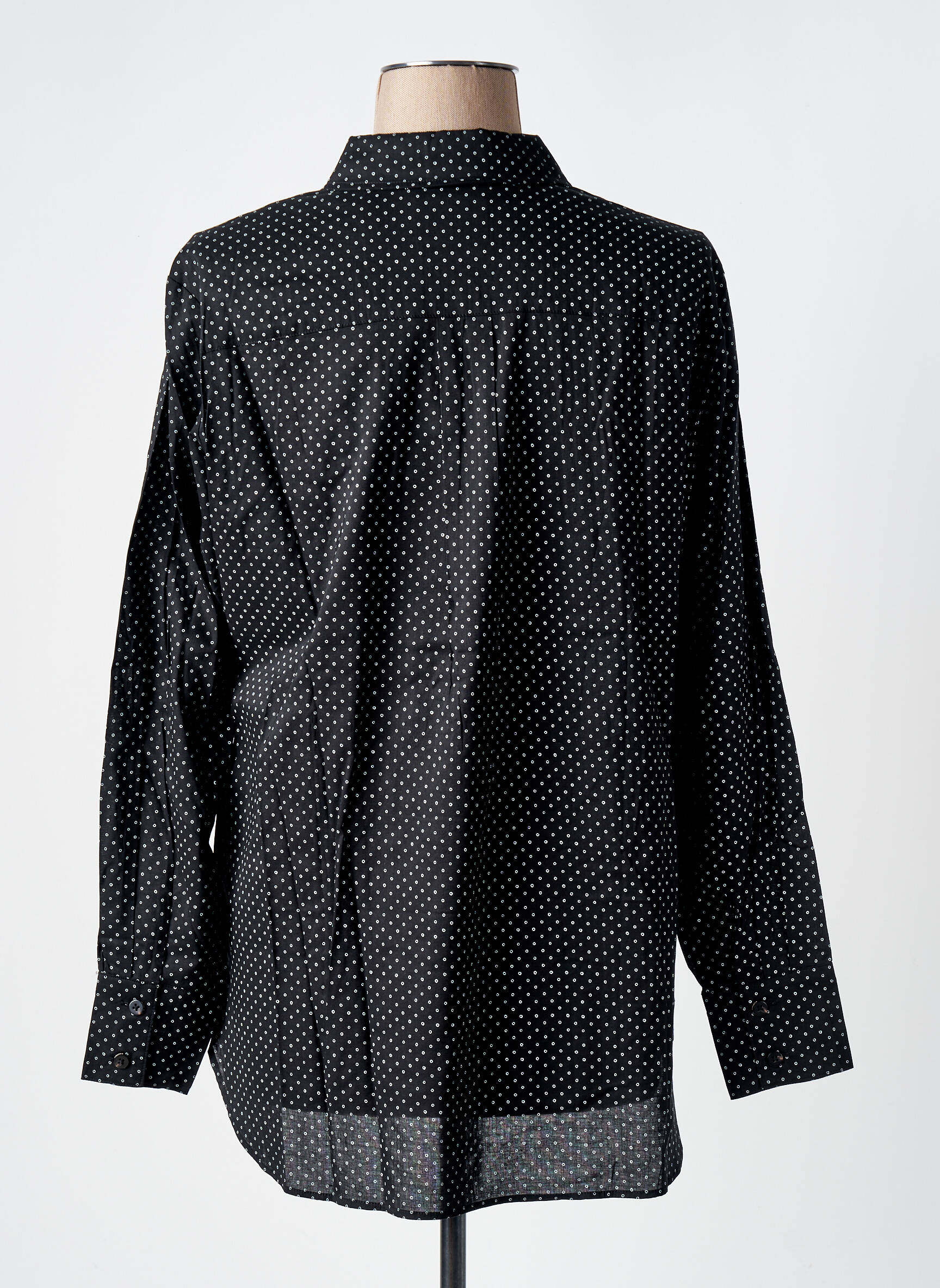 Moteriškas marškinys centrinė iškirptė ilgos rankovės juodas SCOTCH & SODA moteris