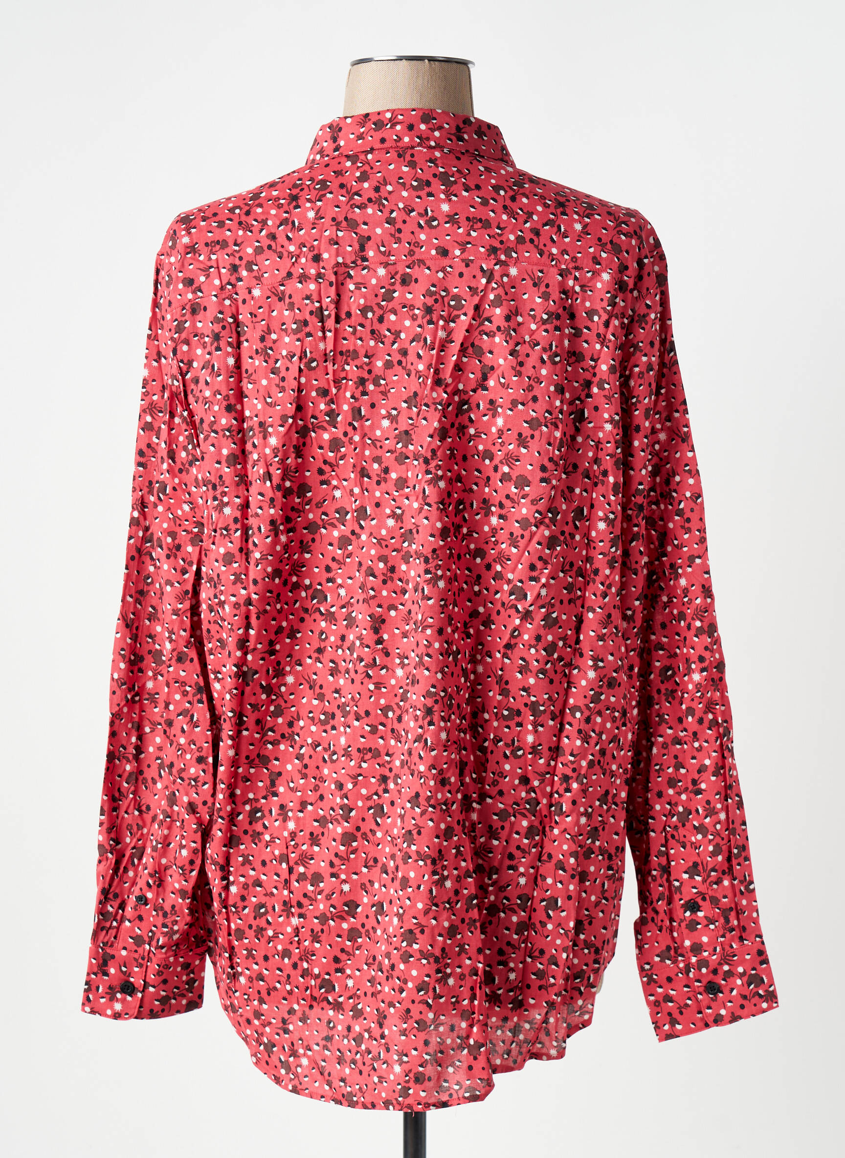 Moteriškas marškinys gėlių raštas ilgos rankovės rožinė SCOTCH & SODA moteris