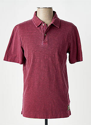 Polo jersey audinys trumpas rankovės violetinis SCOTCH & SODA vyras