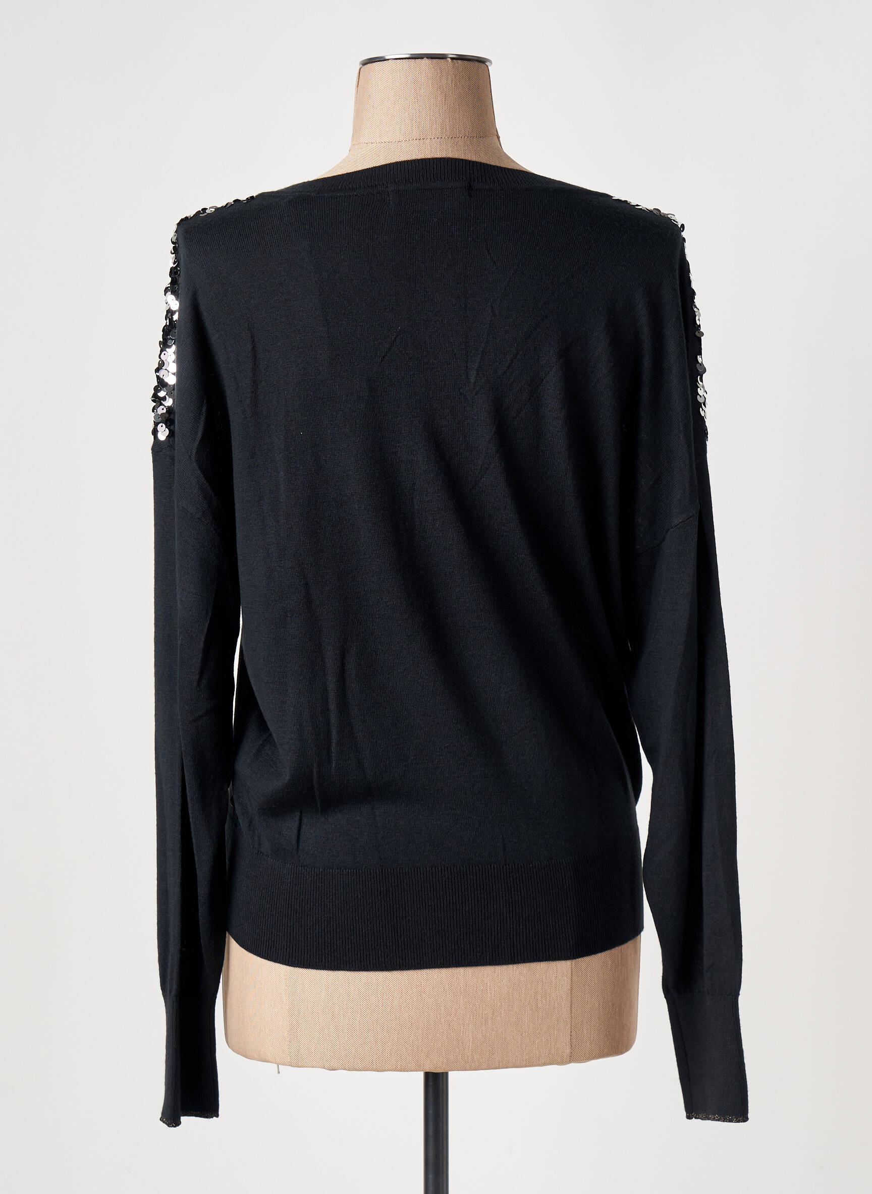 Megztinis col v ilgos rankovės juodas SCOTCH & SODA moteris