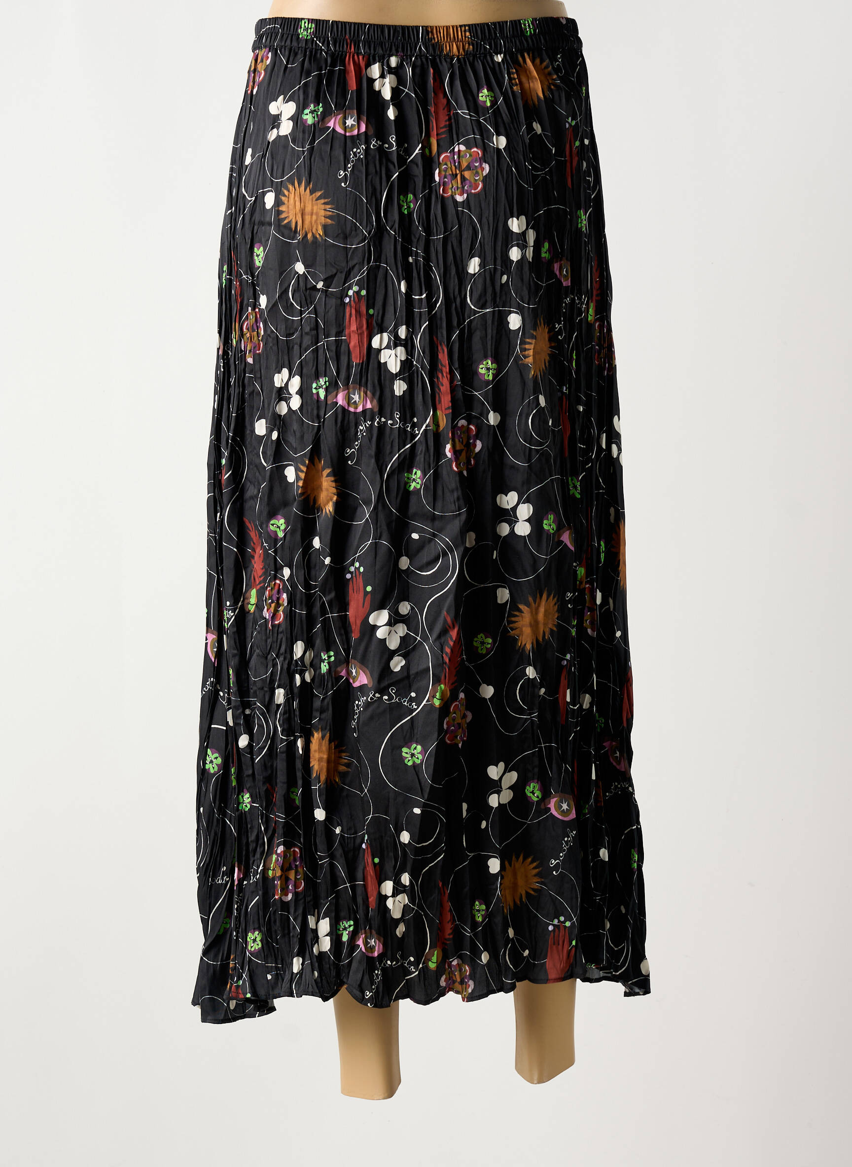 Pusilgis sijonas normala dydis juodas SCOTCH & SODA moteris