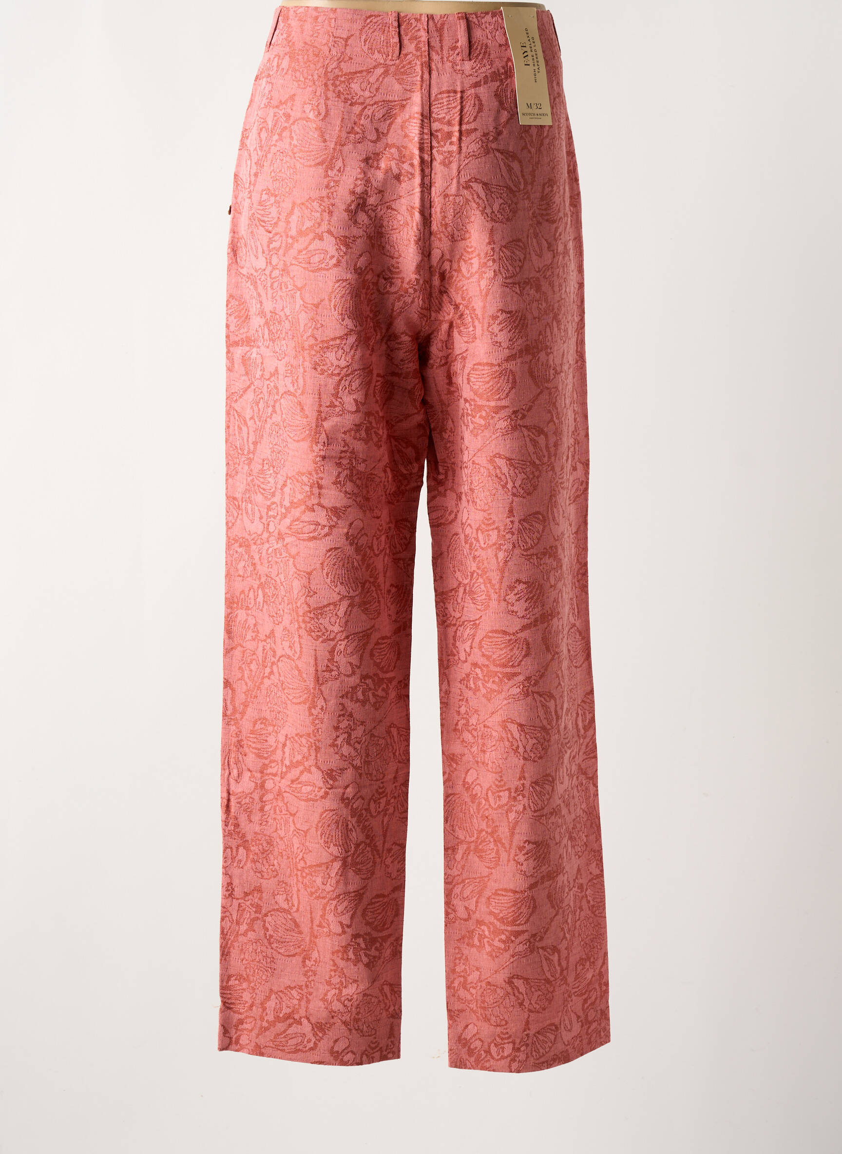 Platus kelnes pincetų dydis aukšta talija rožinė SCOTCH & SODA moteris