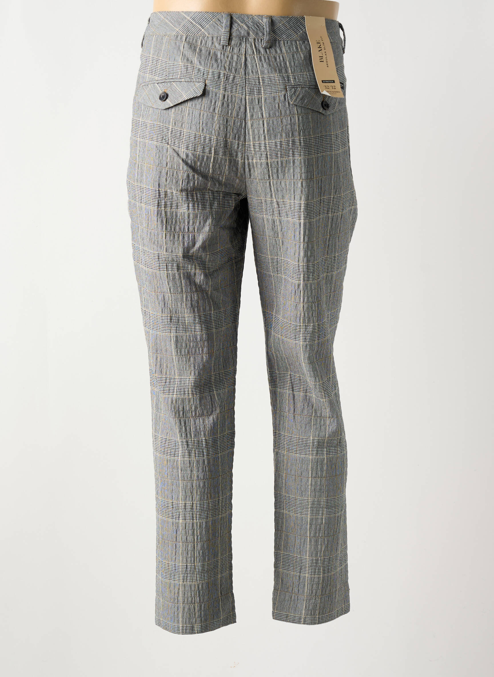 Chino kelnė galinio spausdinimo raštas normala dydis pilka SCOTCH & SODA vyras