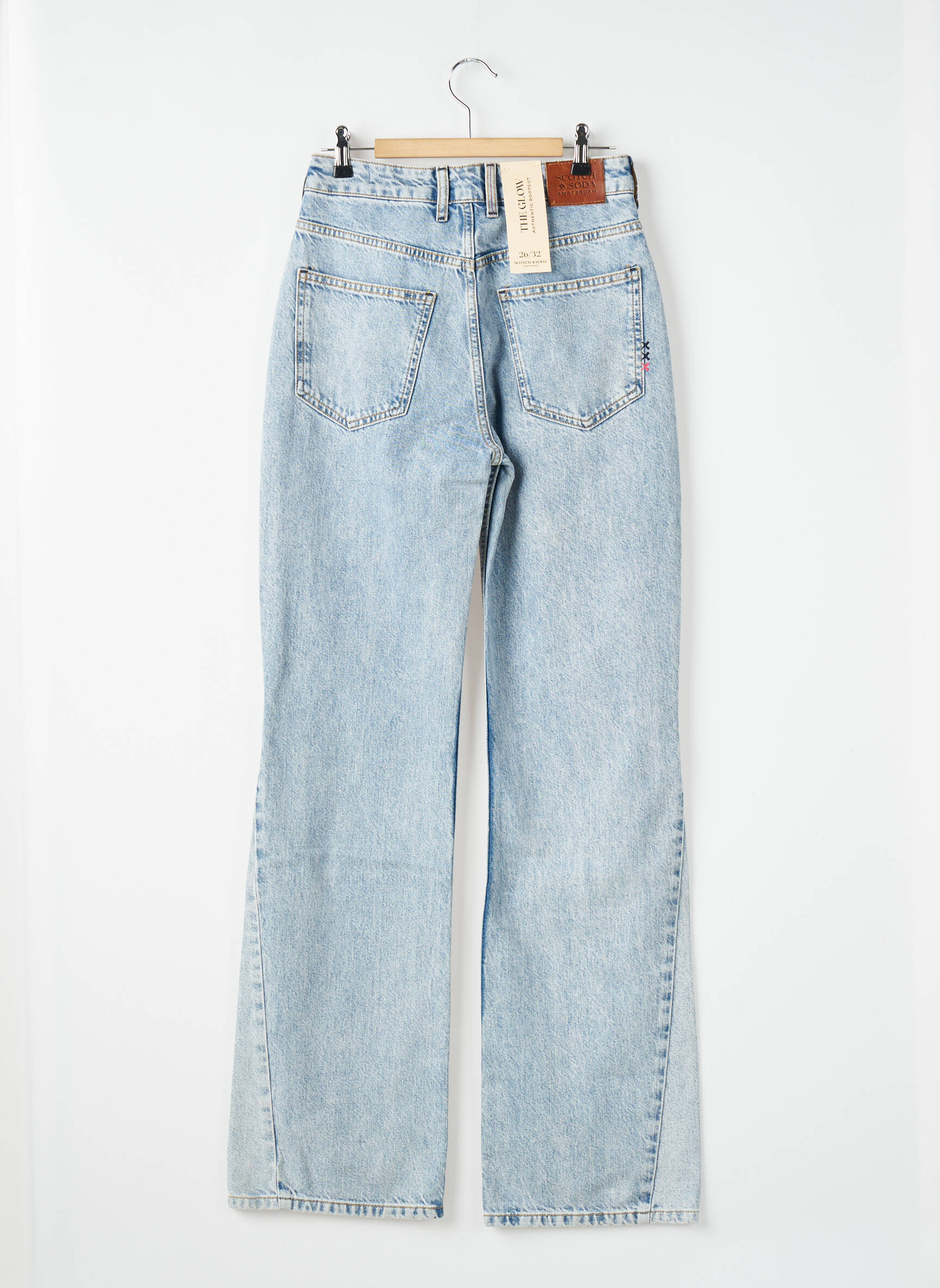 Bootcut džinsai aukšta talija aukšta talija mėlyna SCOTCH & SODA moteris