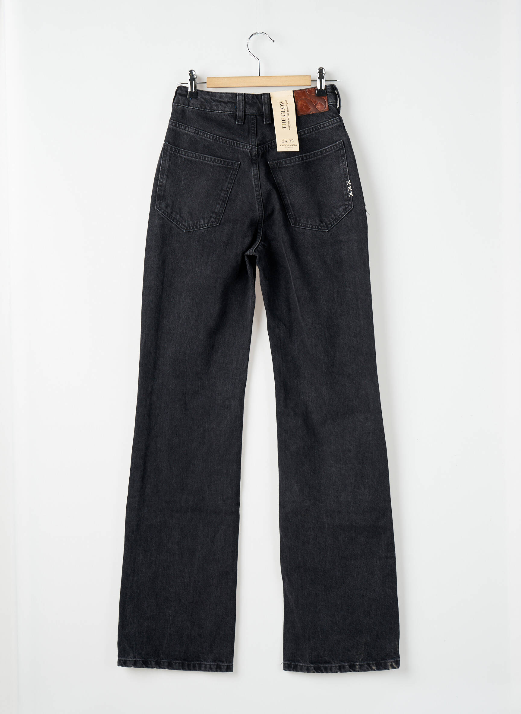 Bootcut džinsai aukšta talija aukšta talija juodas SCOTCH & SODA moteris