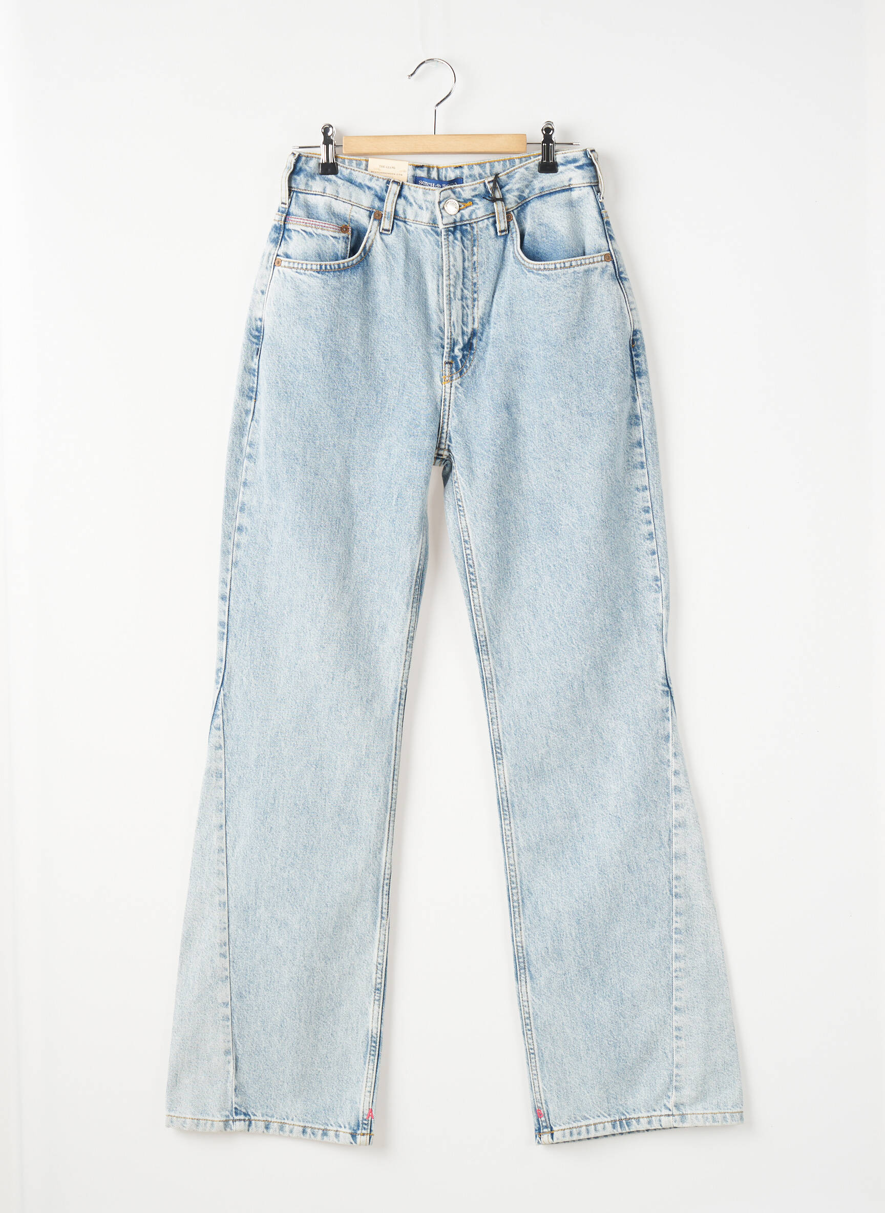 Bootcut džinsai aukšta talija aukšta talija mėlyna SCOTCH & SODA moteris