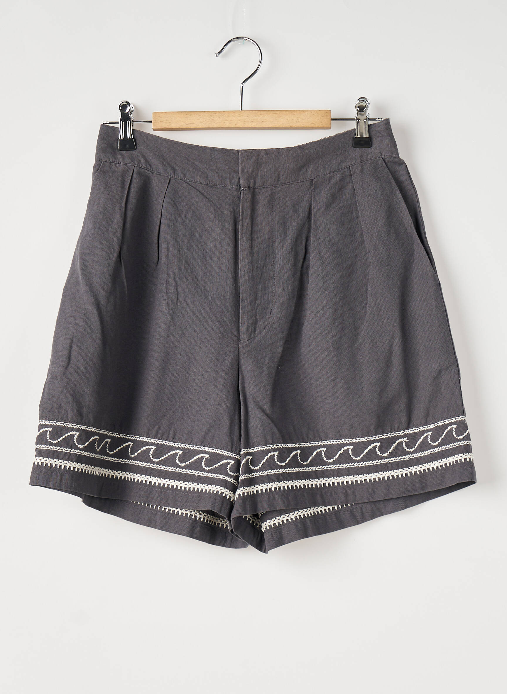 Šortas užtrauktukas po atvartu su kabliu normala dydis pilka SCOTCH & SODA moteris