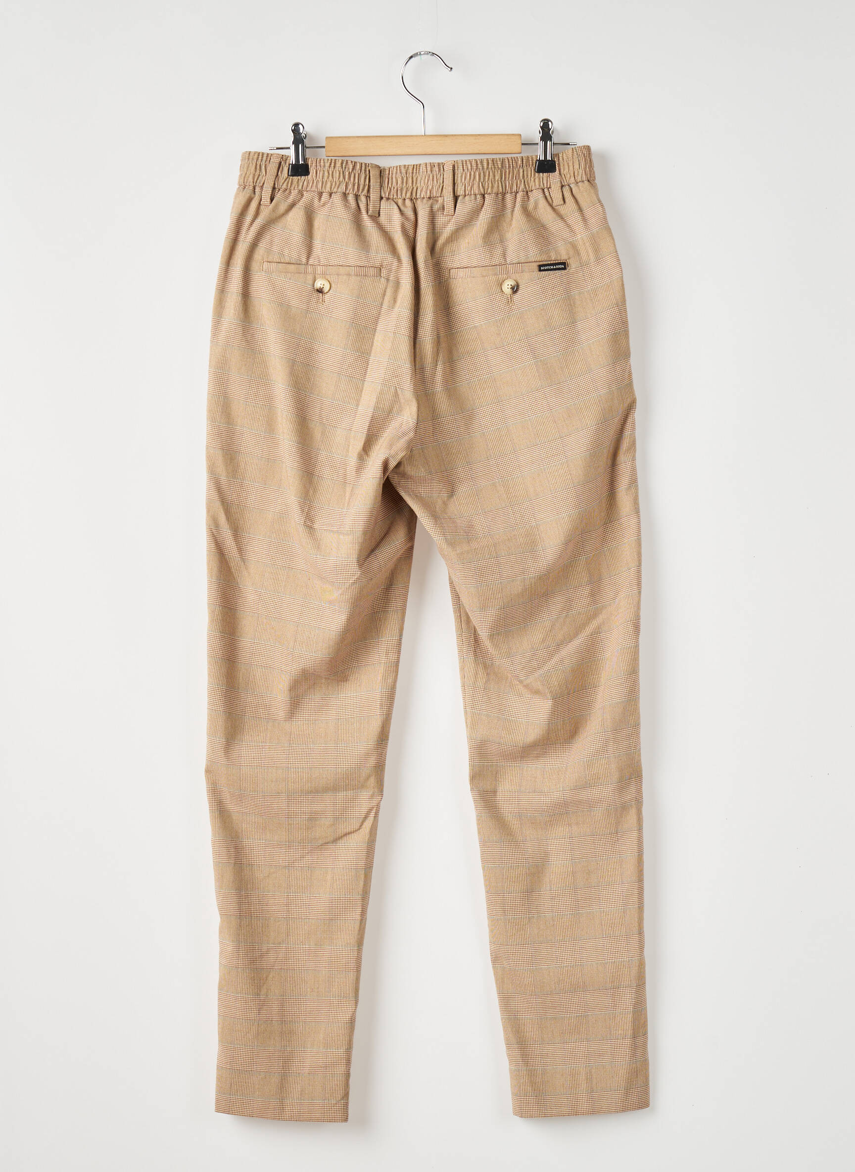 Chino kelnė uždarymas su užtrauktuku po mygtuku uždengimu aukšta talija bežinis SCOTCH & SODA moteris