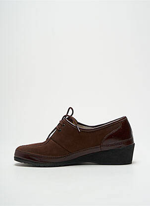 Derbiai satino audinys kulnas nuo 4 iki 6 cm rudas FORTUNA SCHUHE moteris