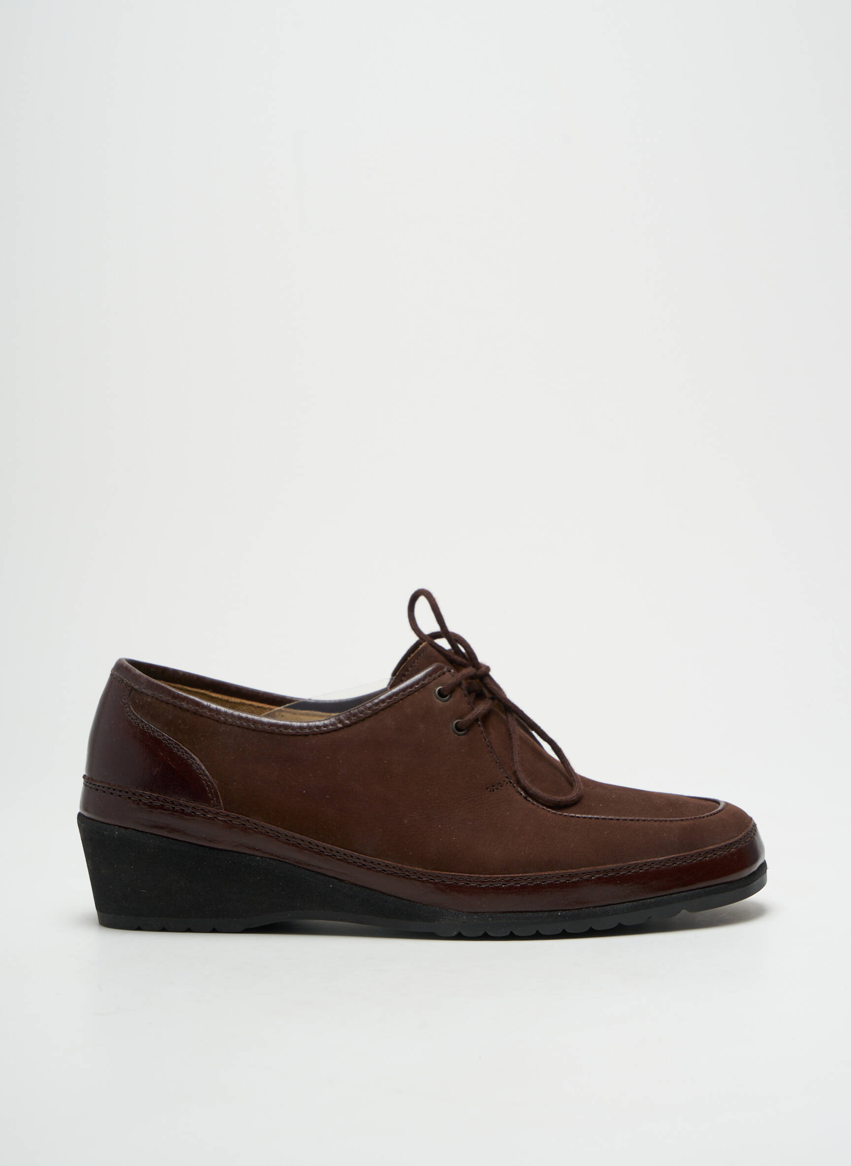 Derbiai satino audinys kulnas nuo 4 iki 6 cm rudas FORTUNA SCHUHE moteris