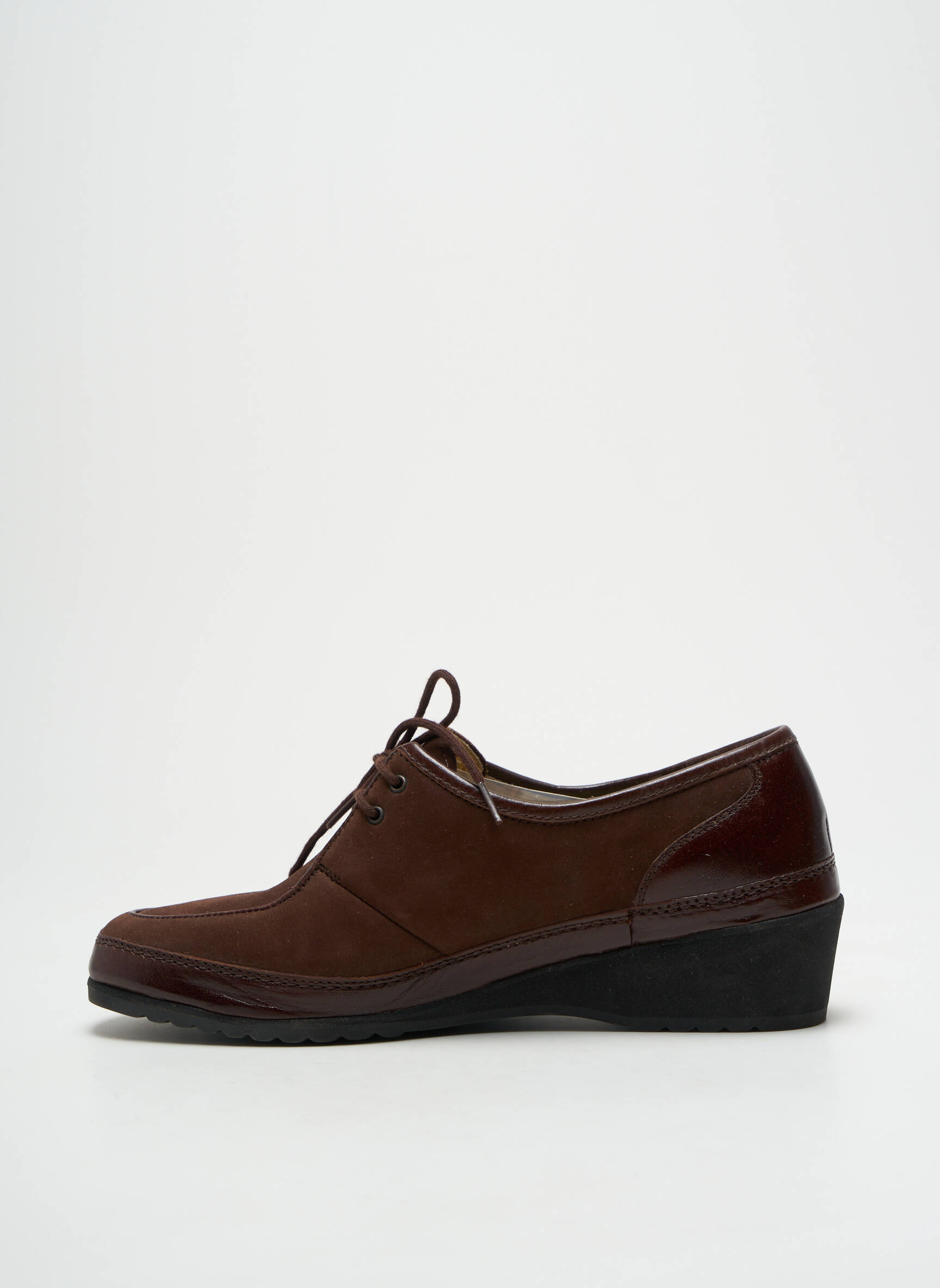 Derbiai satino audinys kulnas nuo 4 iki 6 cm rudas FORTUNA SCHUHE moteris